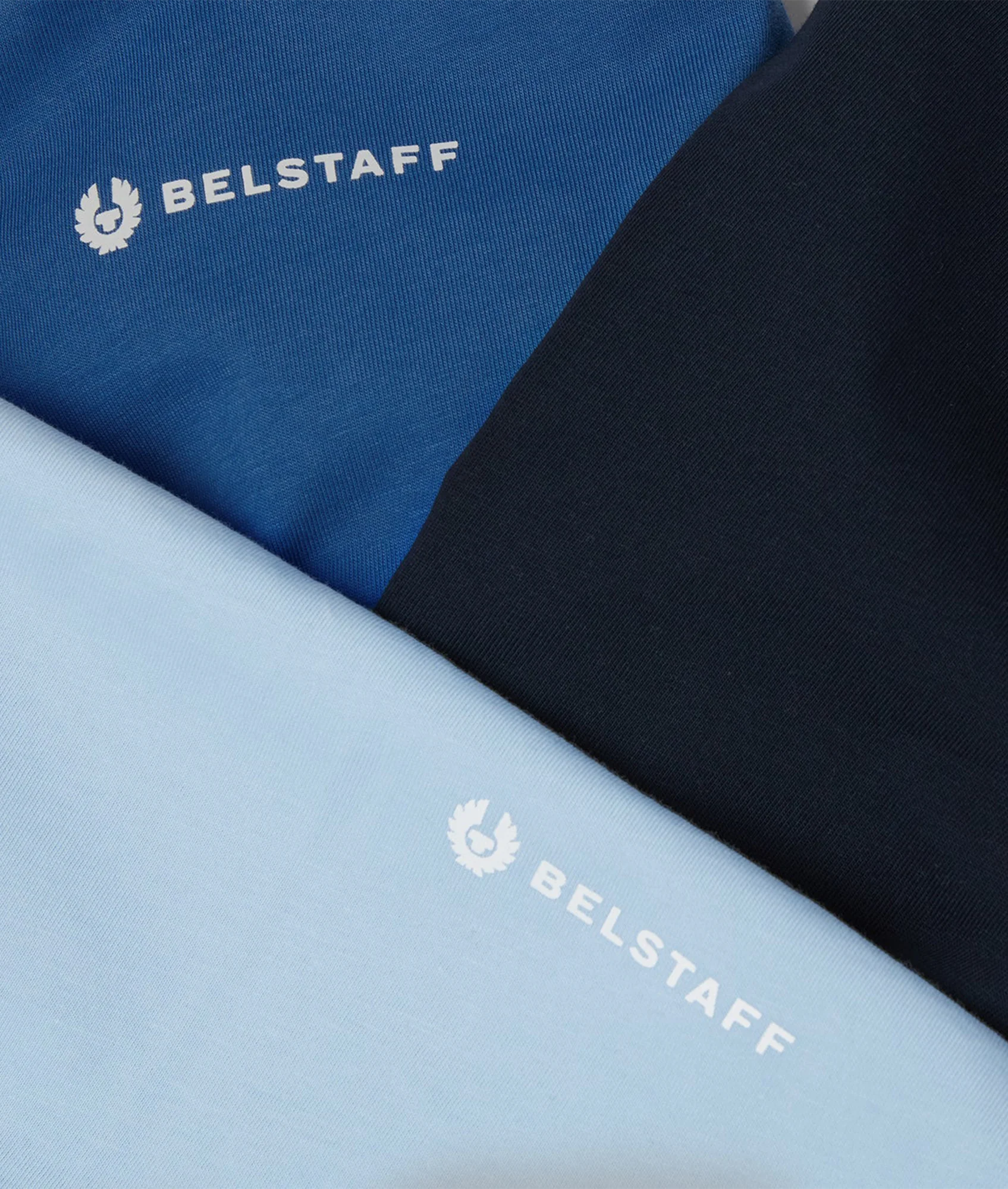 3 Pack T-Shirt - Dark Ink/Sky Blue/Marine Blue - Image 2