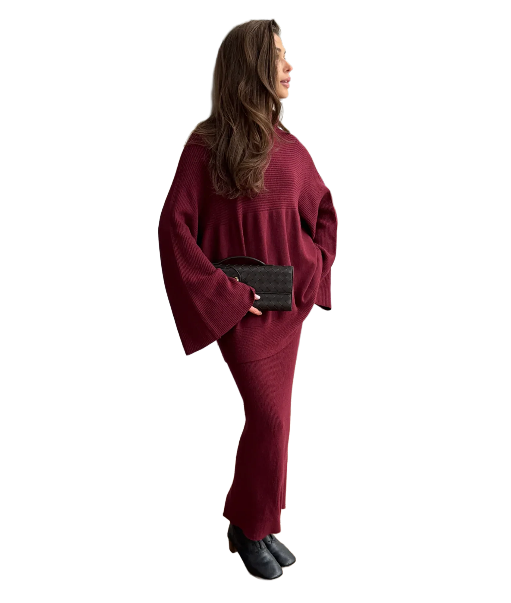 Alma Skirt - Dark Cherry - Image 2