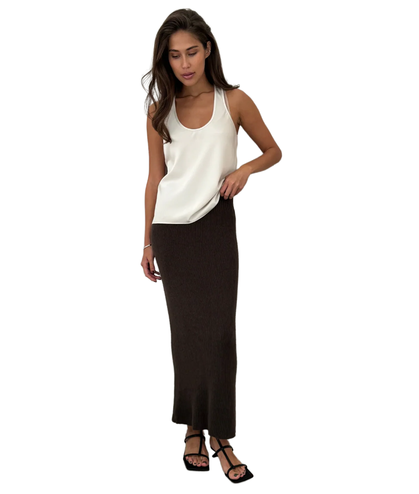 Alma Skirt - Espresso - Image 2