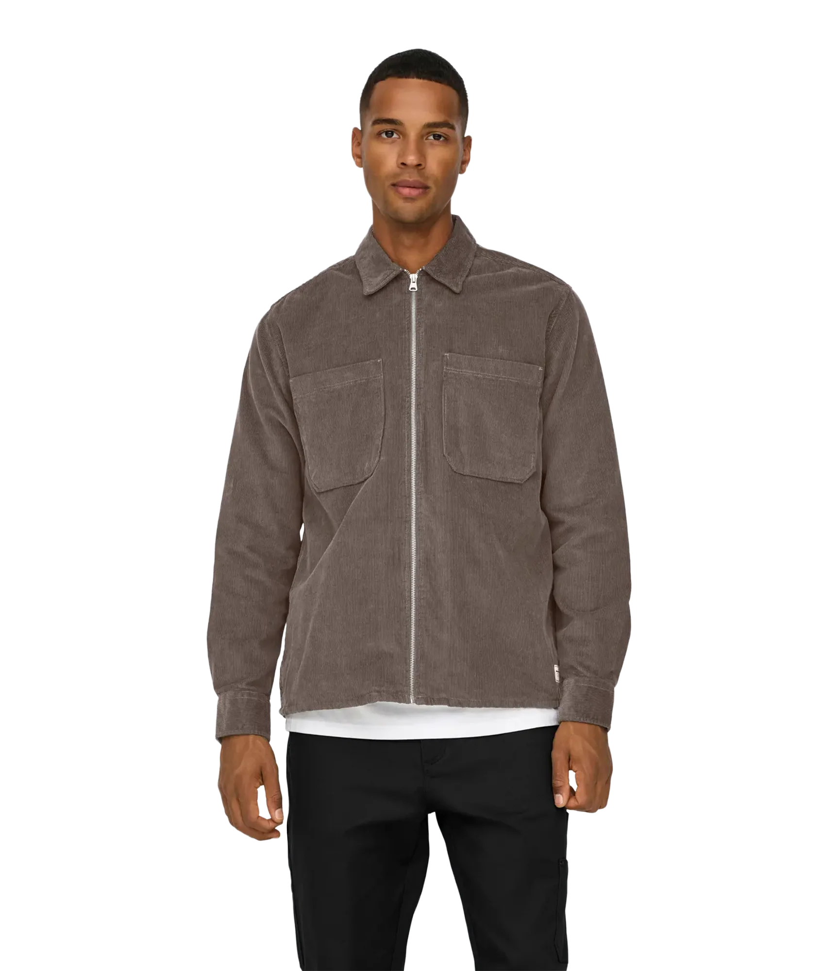 Alp 14W Rlx 2Pkt Washd Cord Zip Noos - Falcon - Image 3