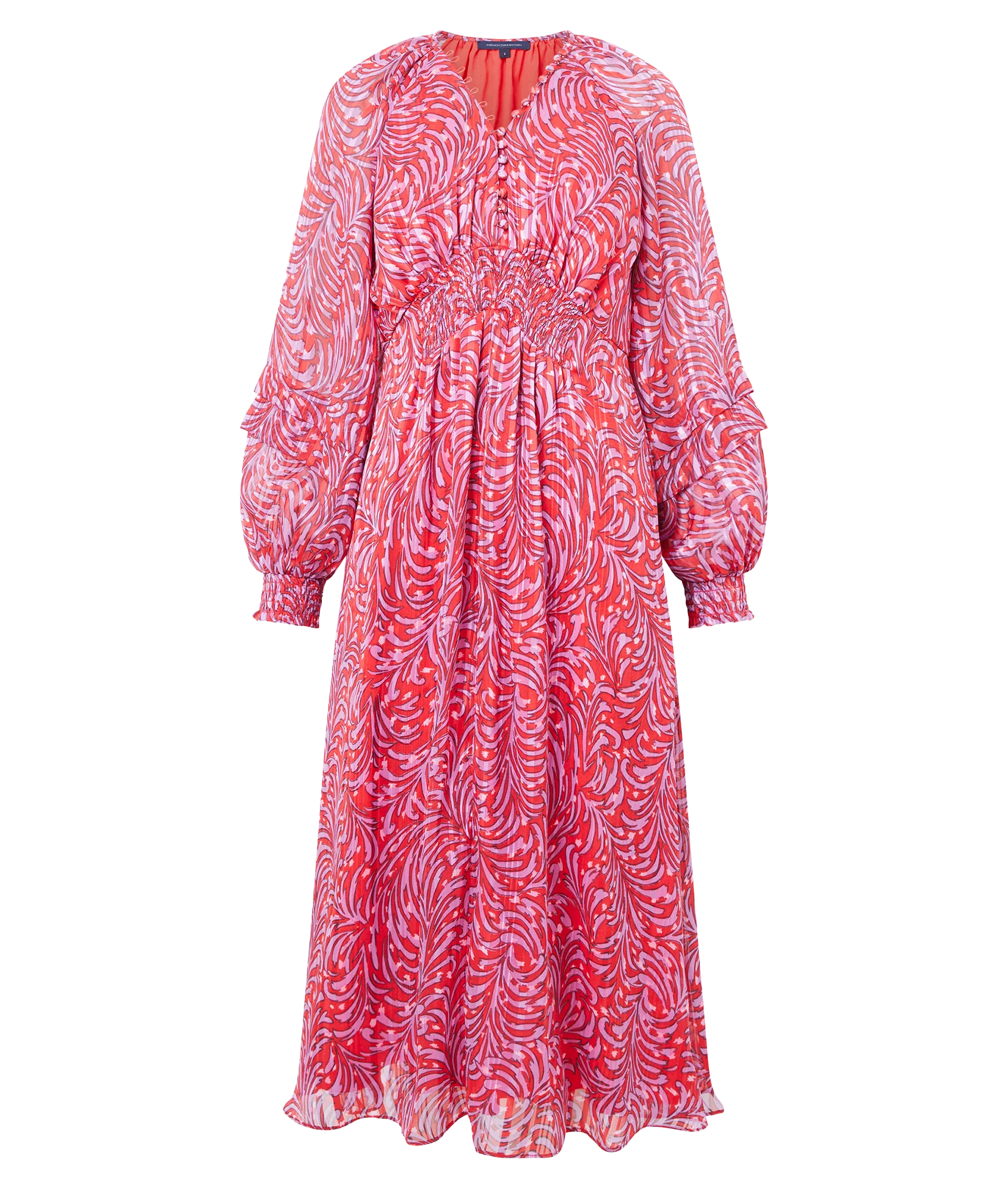 Amy Calista Midi Dress - Pink
