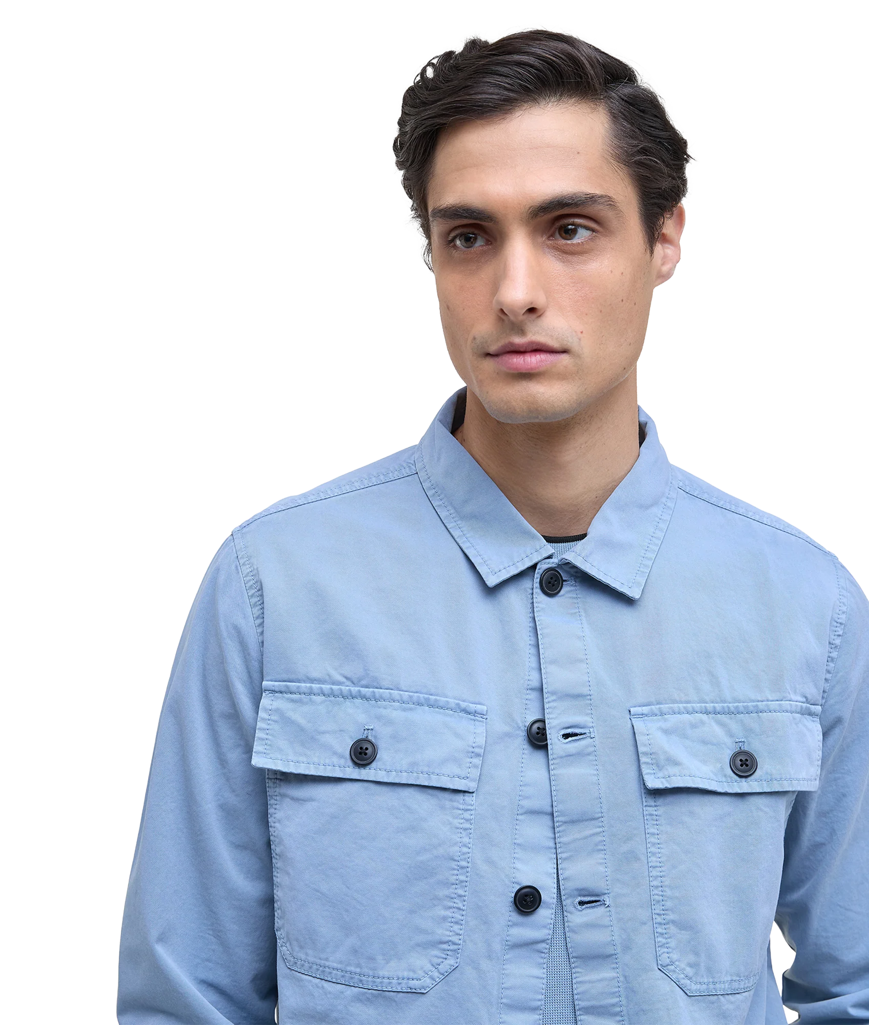 Arlo Overshirt - Cool Blue - Image 5