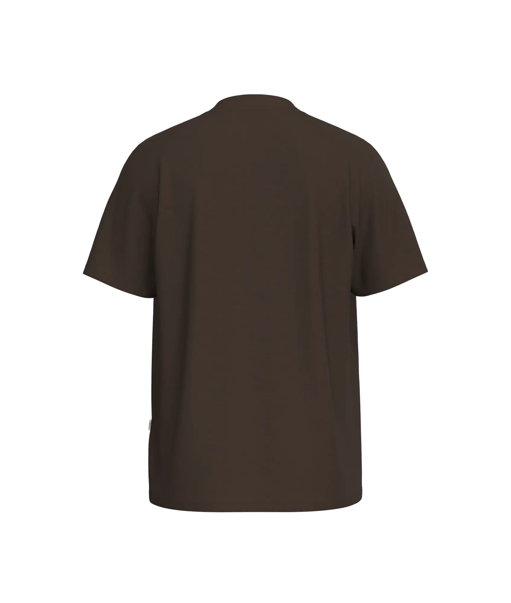 Aspen Slub Ss O-Neck Tee Noos - Demitasse - Image 2