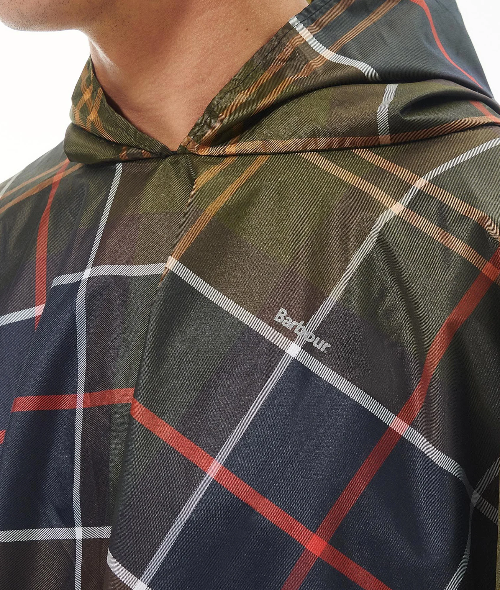 Barbour Showerproof Poncho - Classic Tartan - Image 4