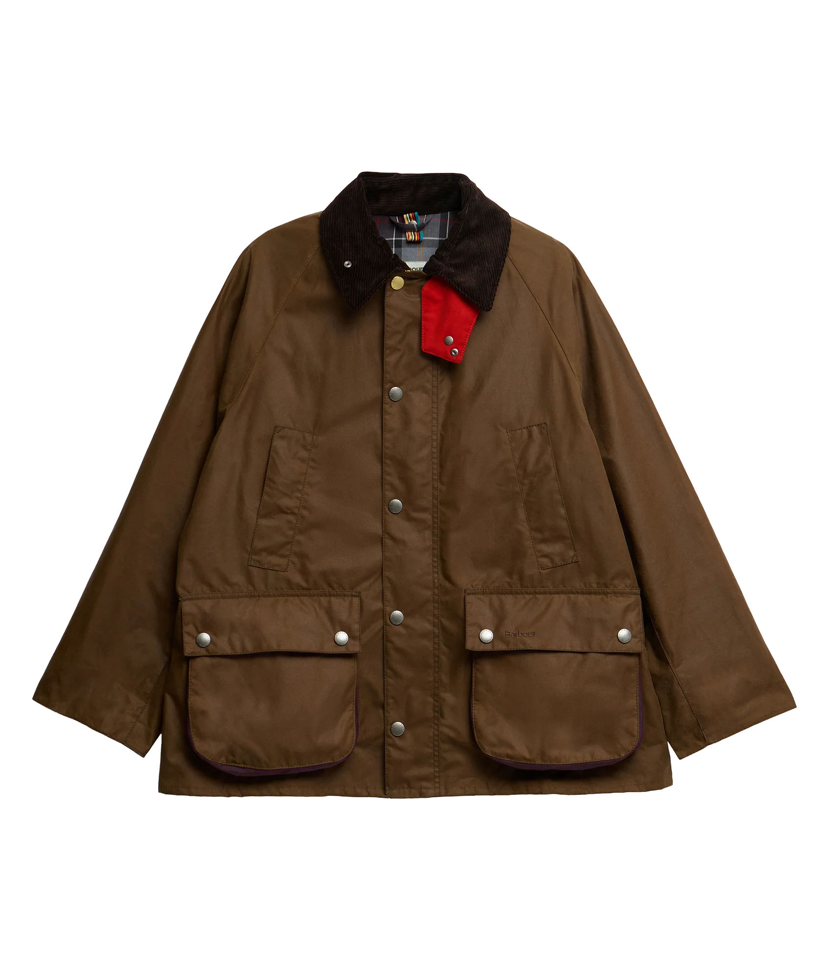 Barbour x Paul Smith OS Bedale Wax Jacket - Tan - Image 2