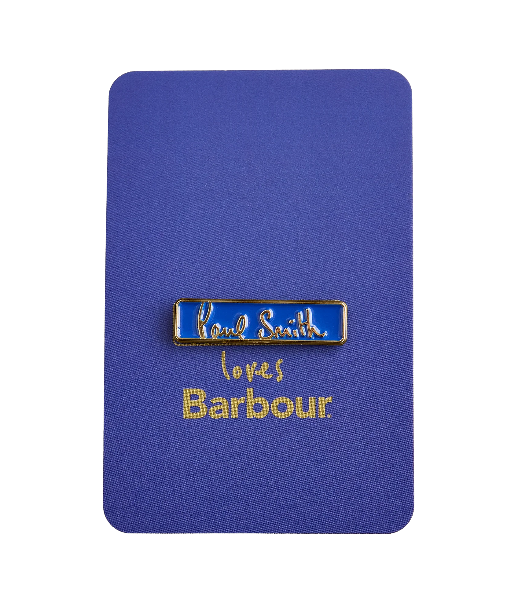 Barbour x Paul Smith Pin Badge - Paul Smith Signature