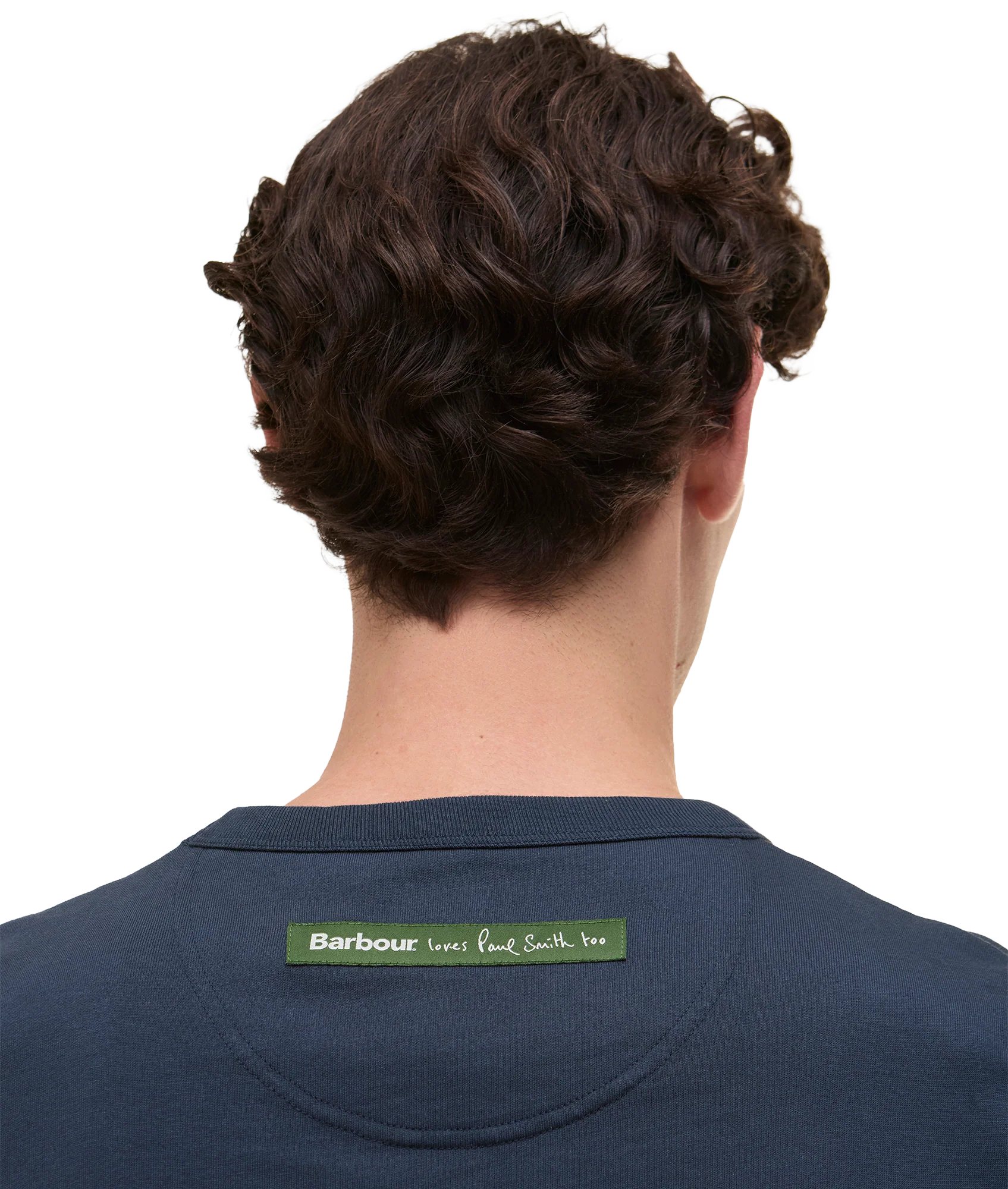 Barbour x Paul Smith Wax Can T-Shirt - Champion Blue - Image 5