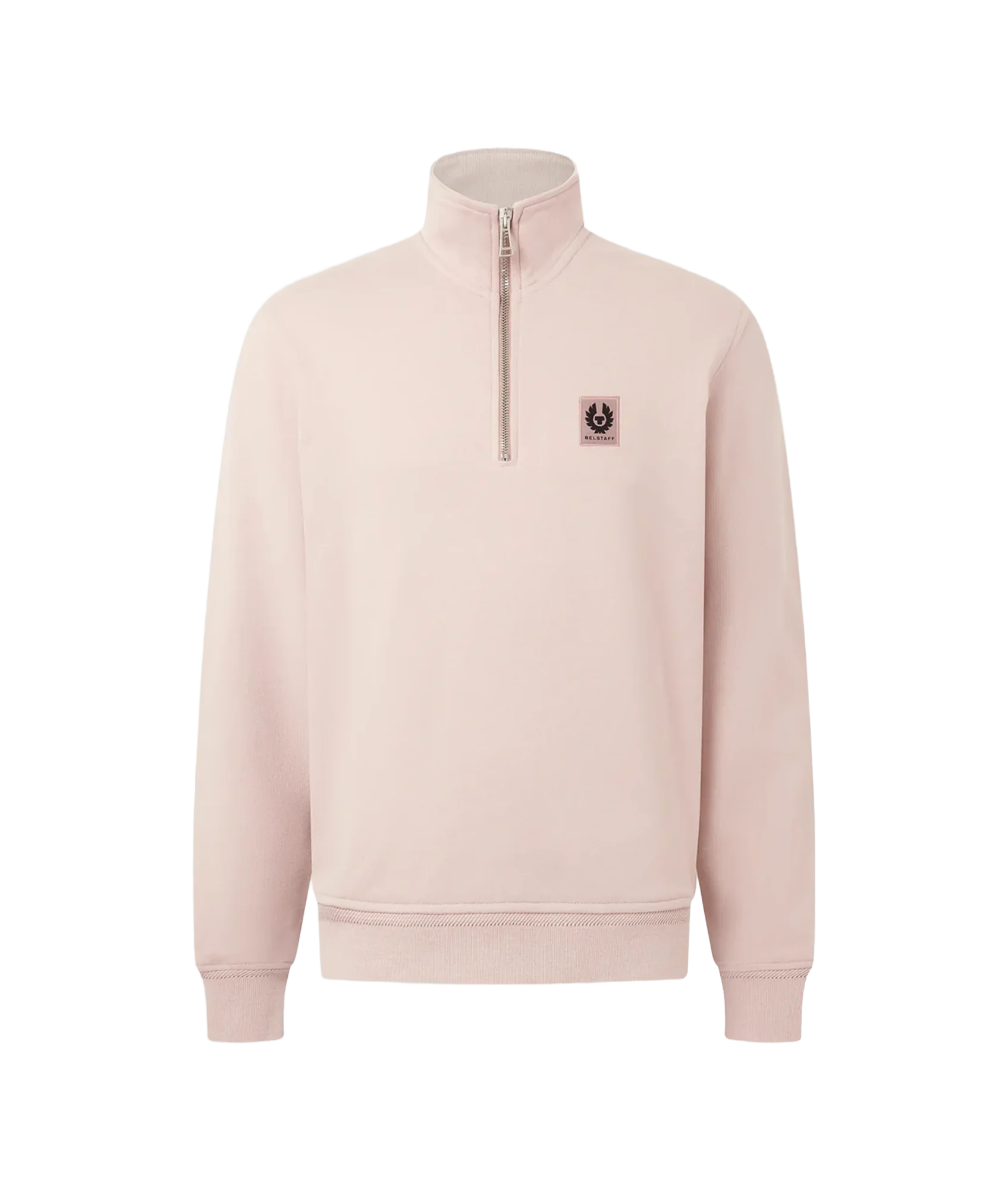 Belstaff Quarter Zip Sweatshirt - Dusk Pink