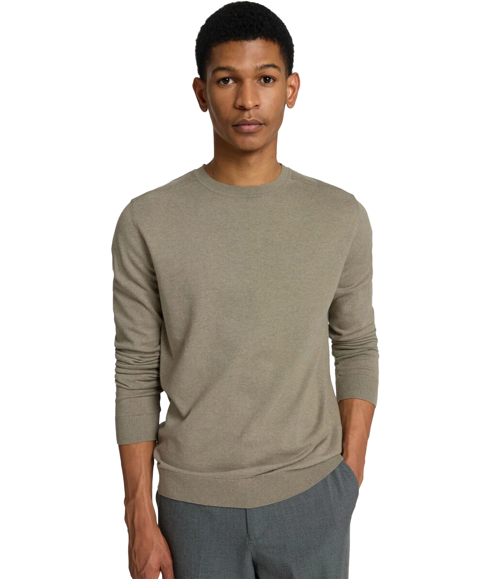 Berg Crew Knit - Grey - Image 5