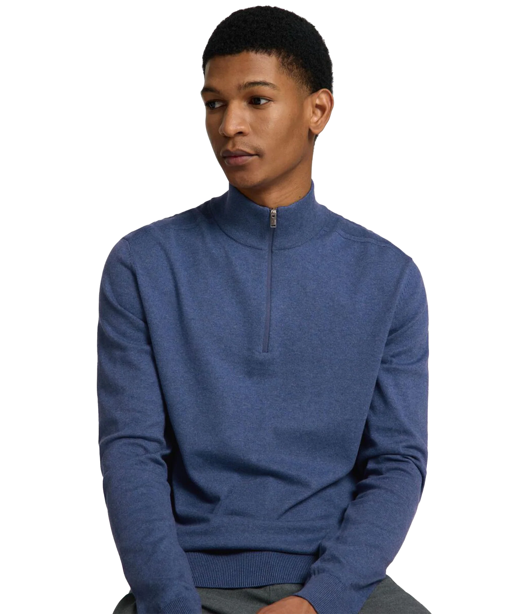 Berg Zip Cardi - Blue - Image 5
