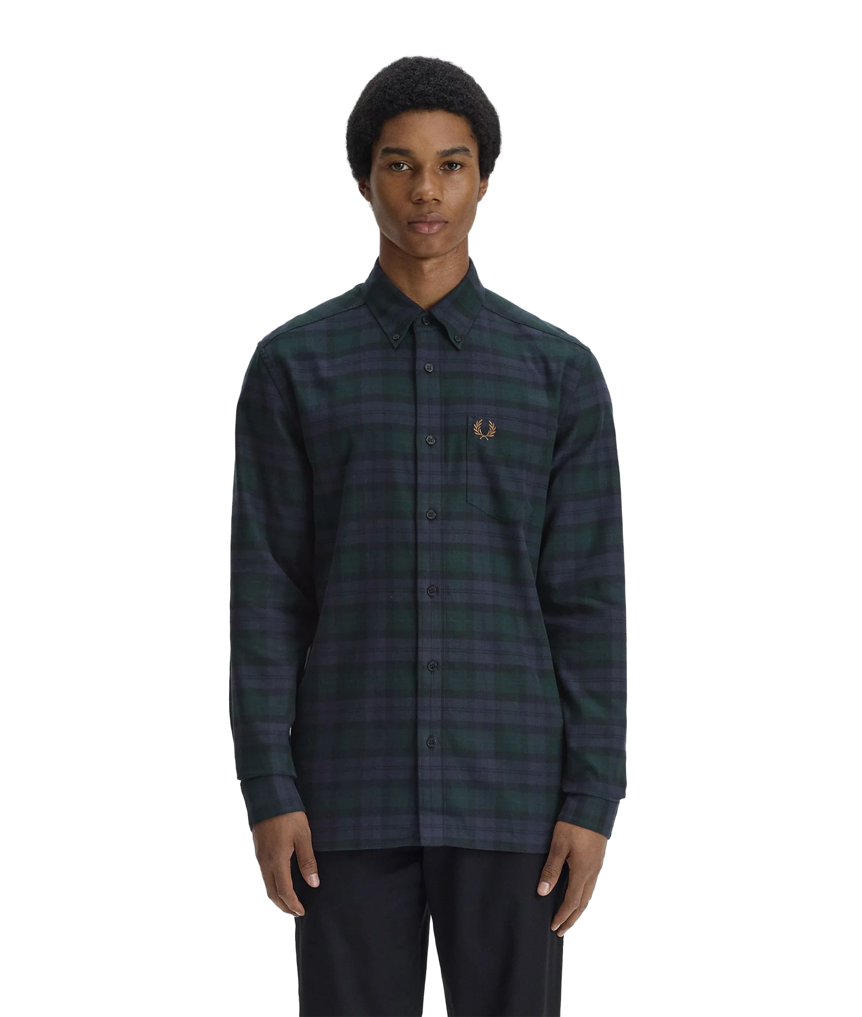 Blackwatch Tartan Brushed Twil - Blackwatch Tartan