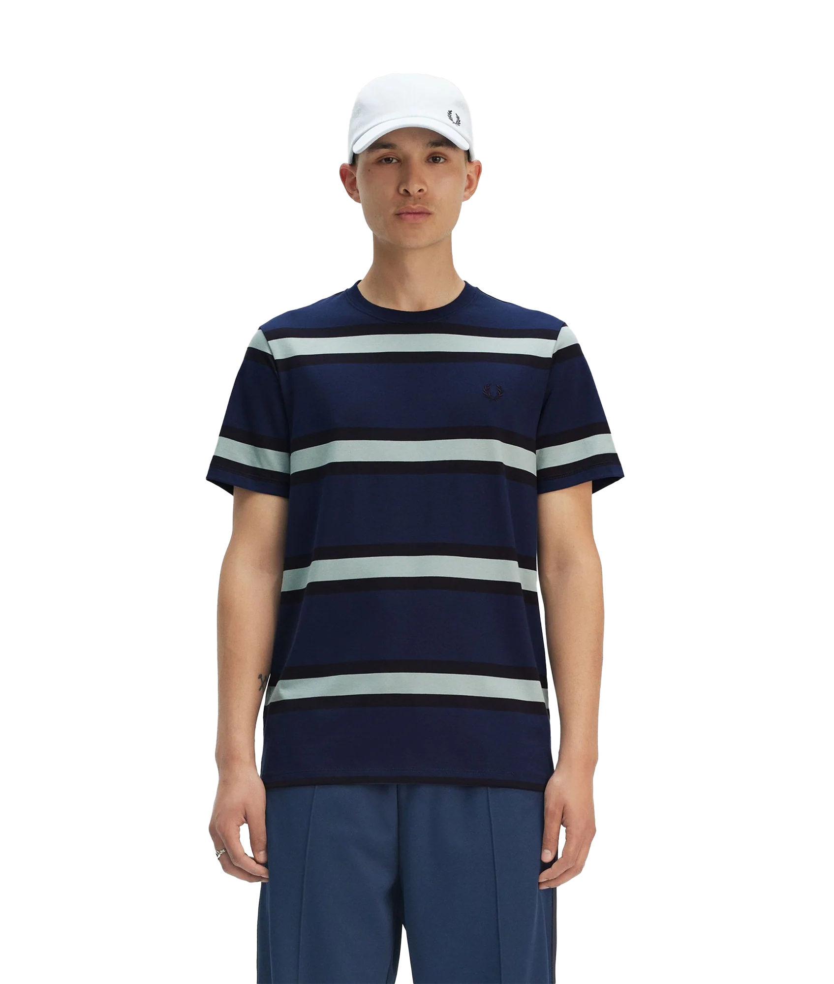 Bold Stripe Tee - Navy - Image 3