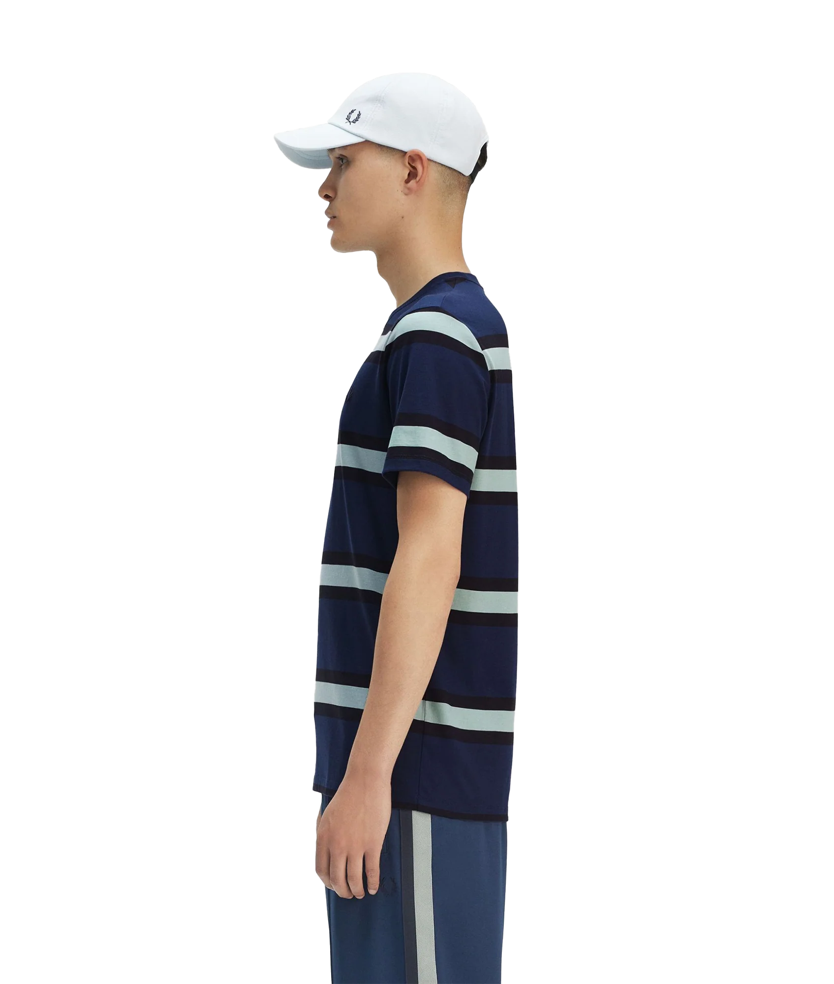 Bold Stripe Tee - Navy - Image 4