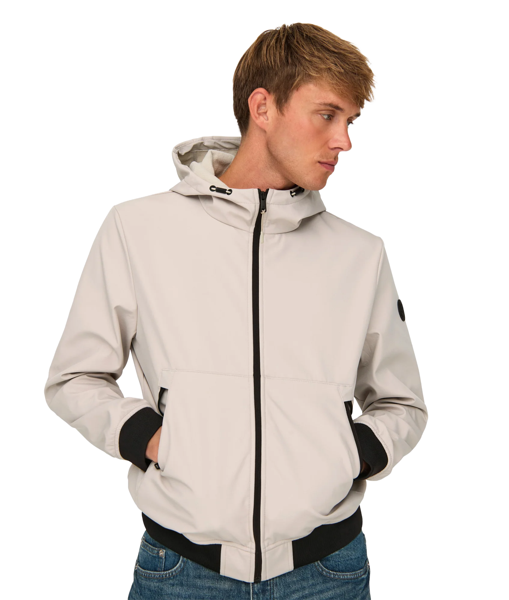 Bowie Softshell Bomber - Grey - Image 4