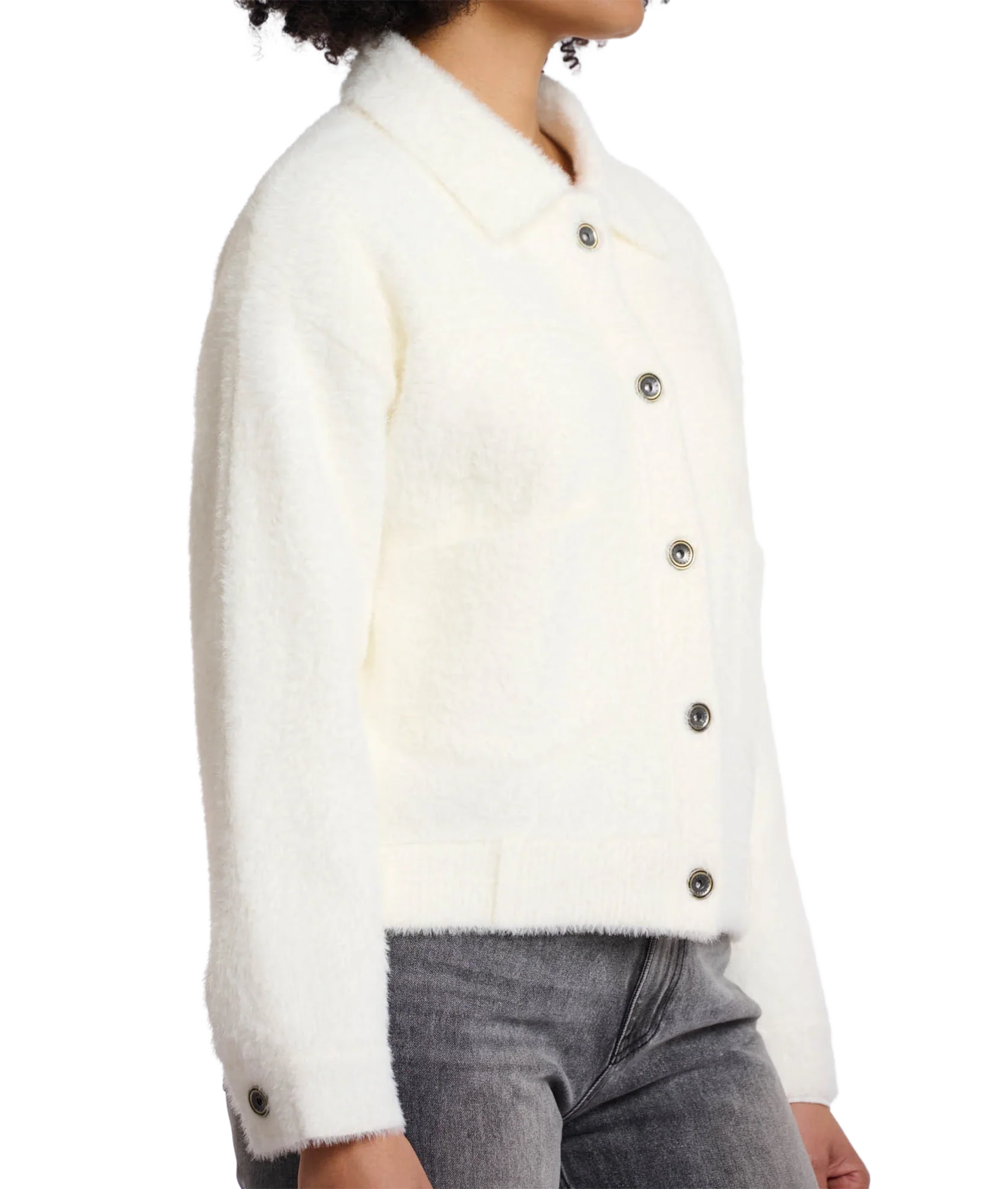 Boxy Bubbly Jacket - Snow White - Image 3