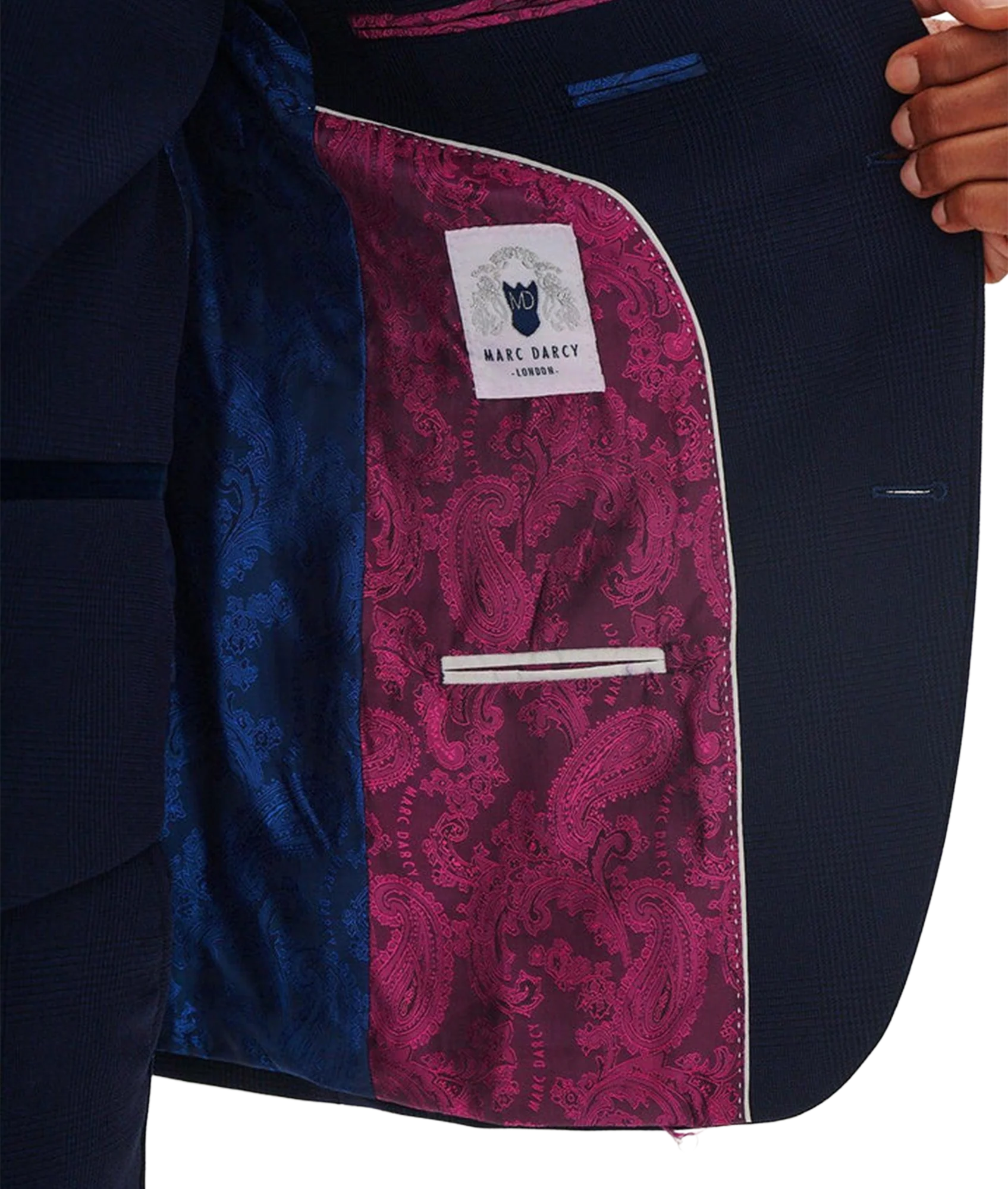 Bromley Suit Jacket - Navy - Image 6