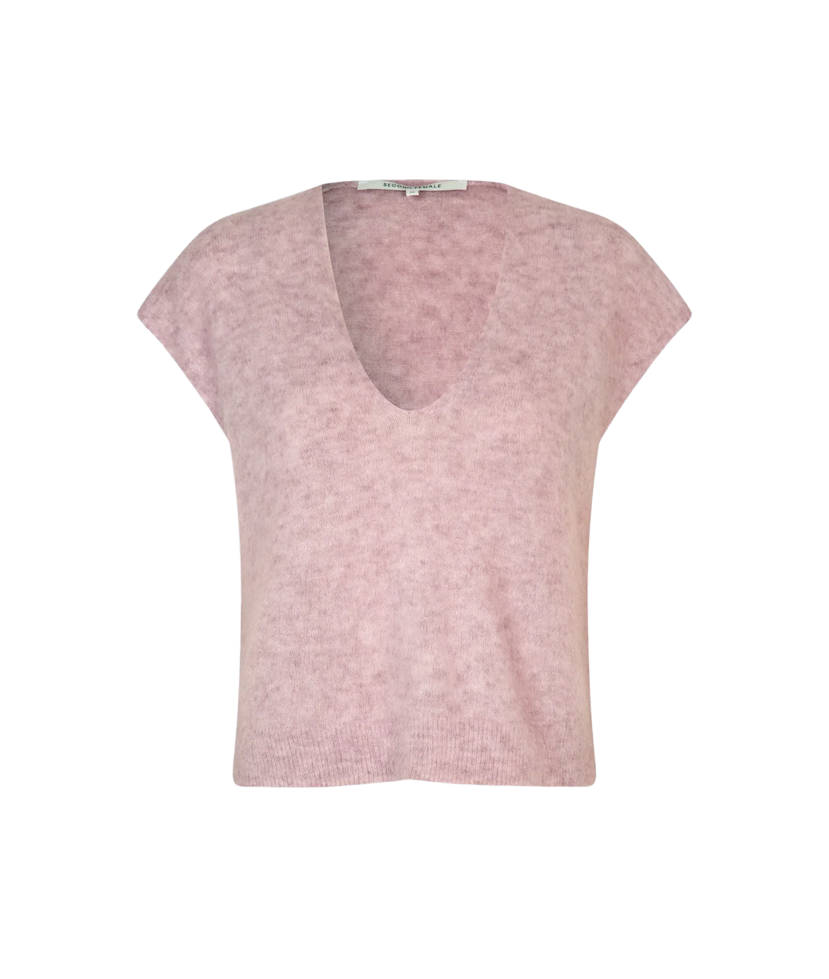 Camryn Knit Vest - Sepia Rose