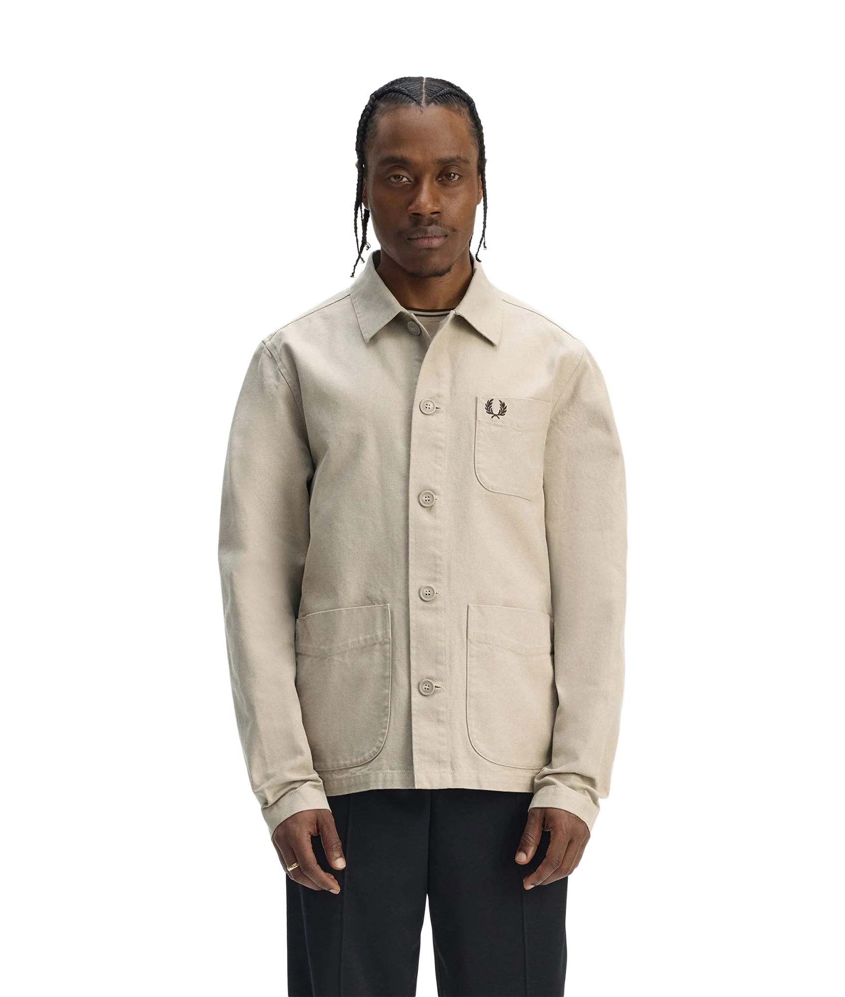 Canvas Overshirt - Warm Oat - Image 2