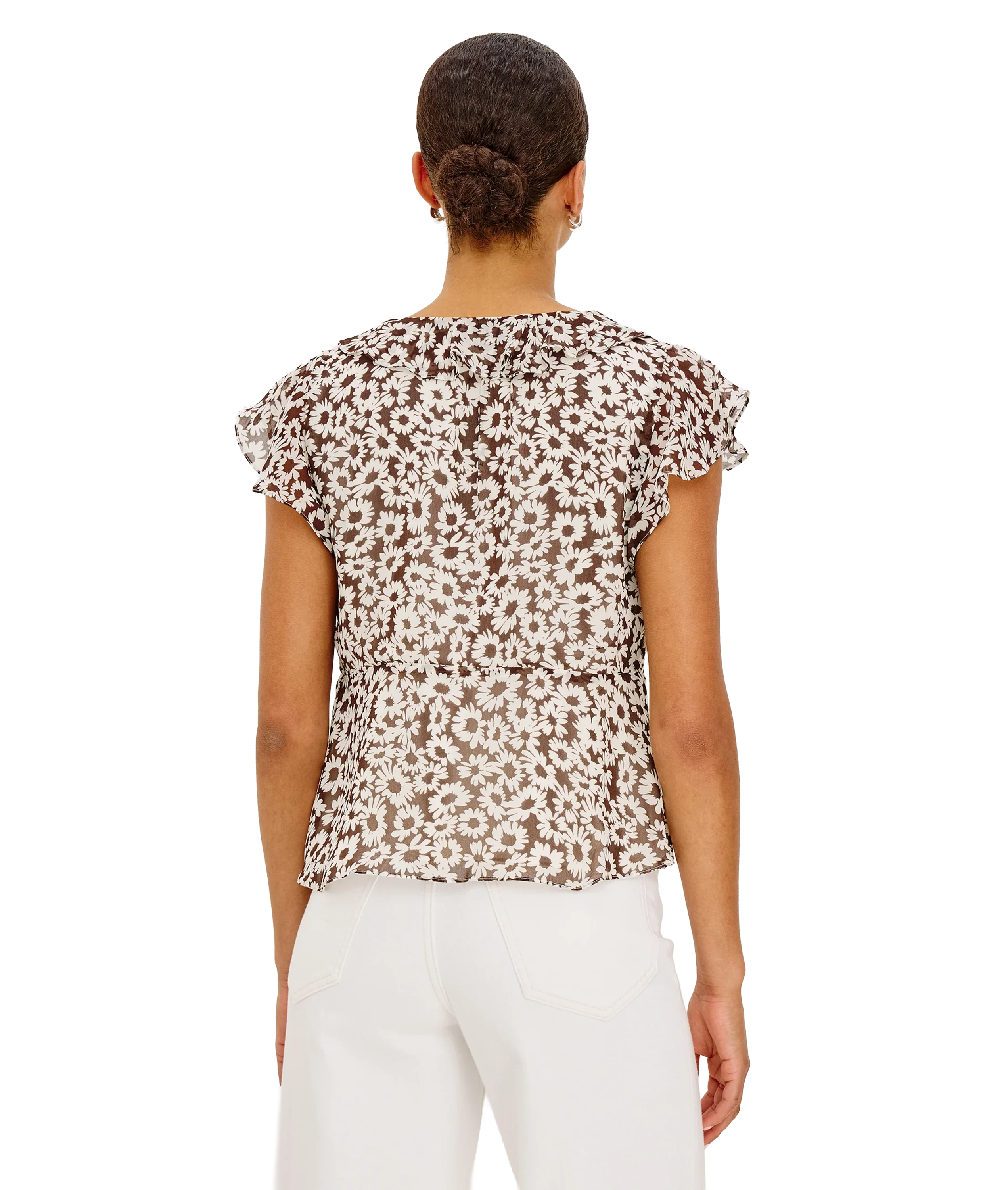 Carmine Top - Espresso Daisy - Image 2