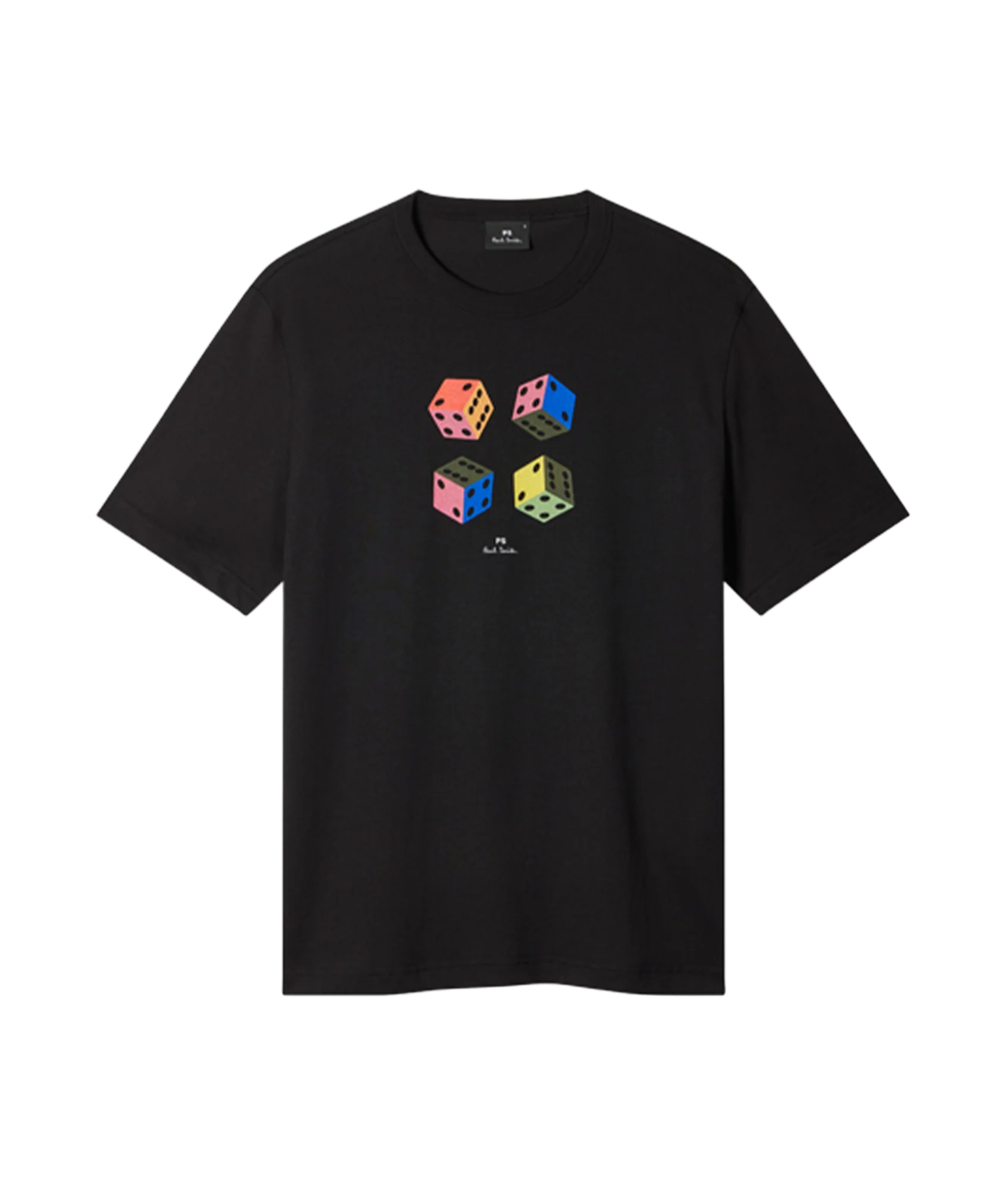 Casual Fit T Shirt Dice - Black - Image 2