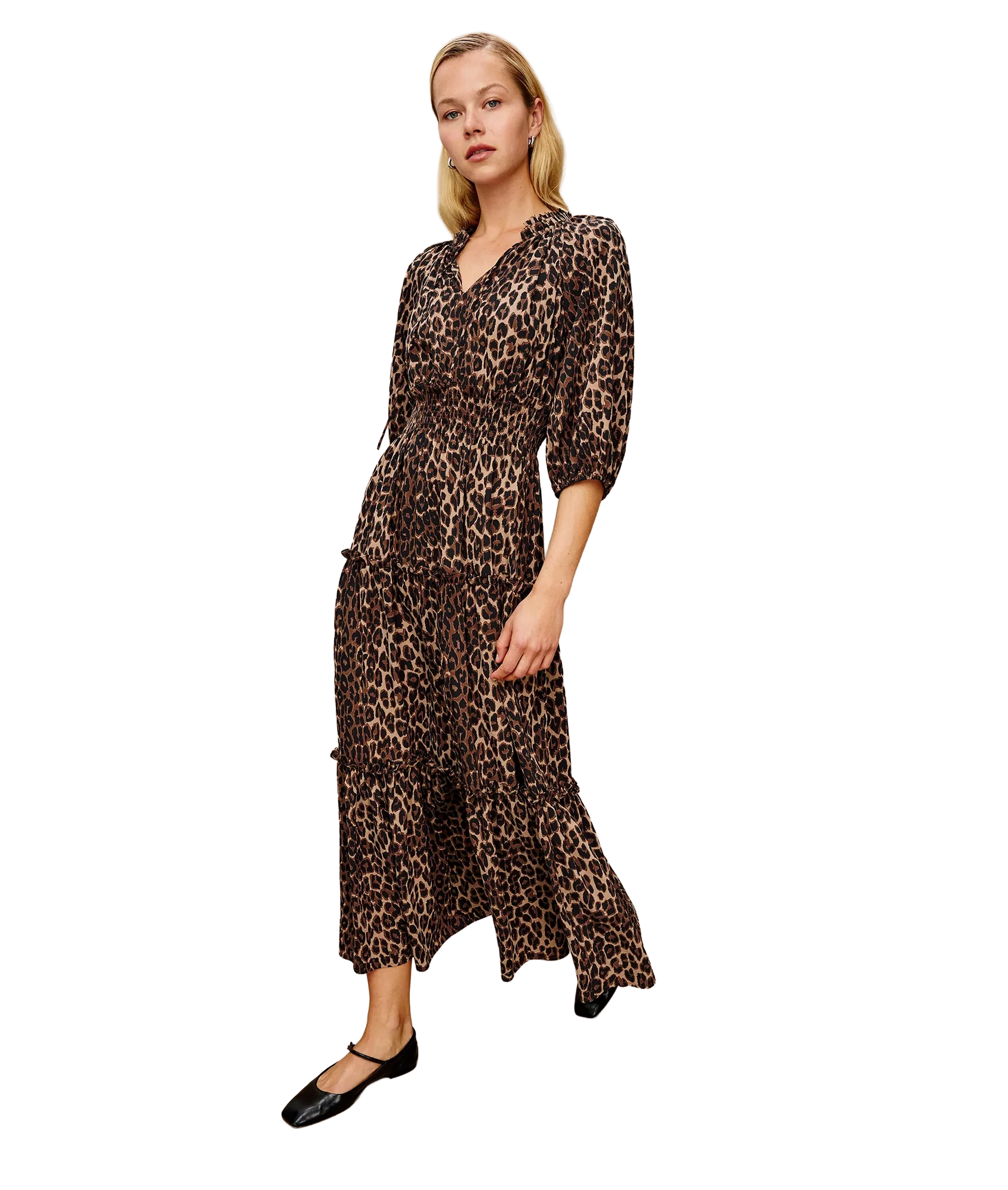 Caterine Dress - Brown Nala