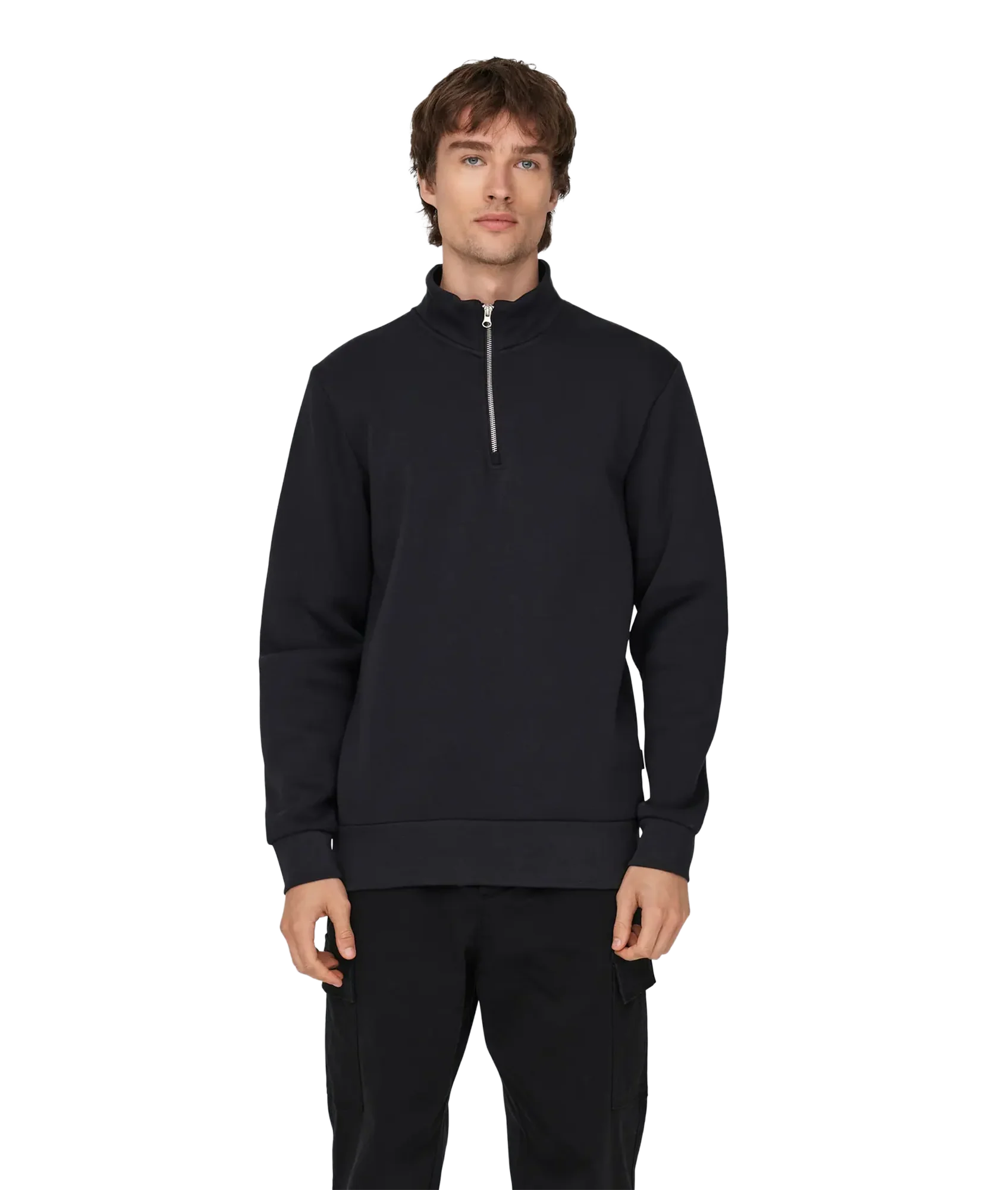 Ceres Half Zip Sweat - Dark Navy - Image 3