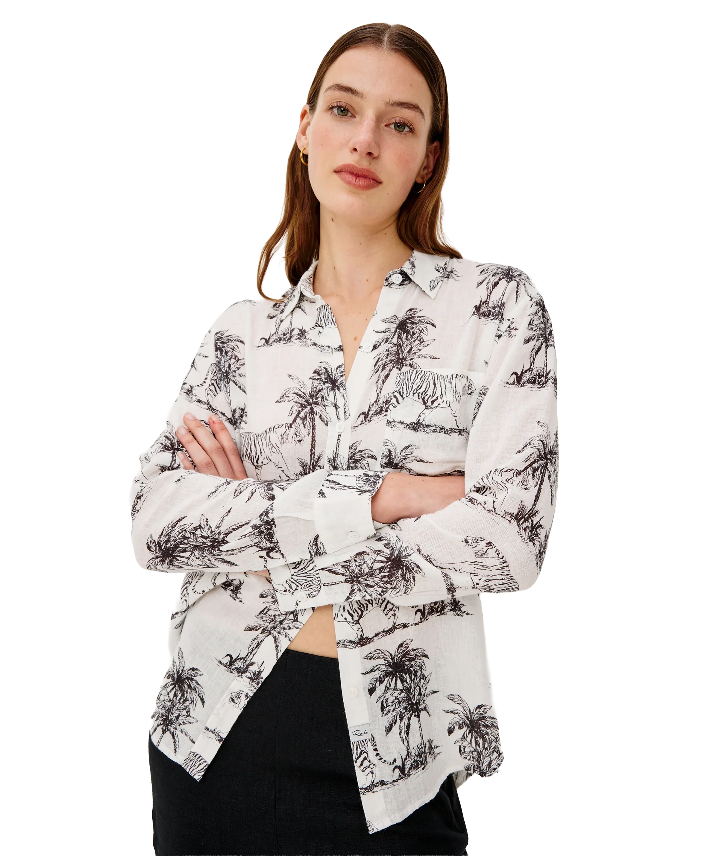 Charli Shirt - Ivory Bengal - Image 3
