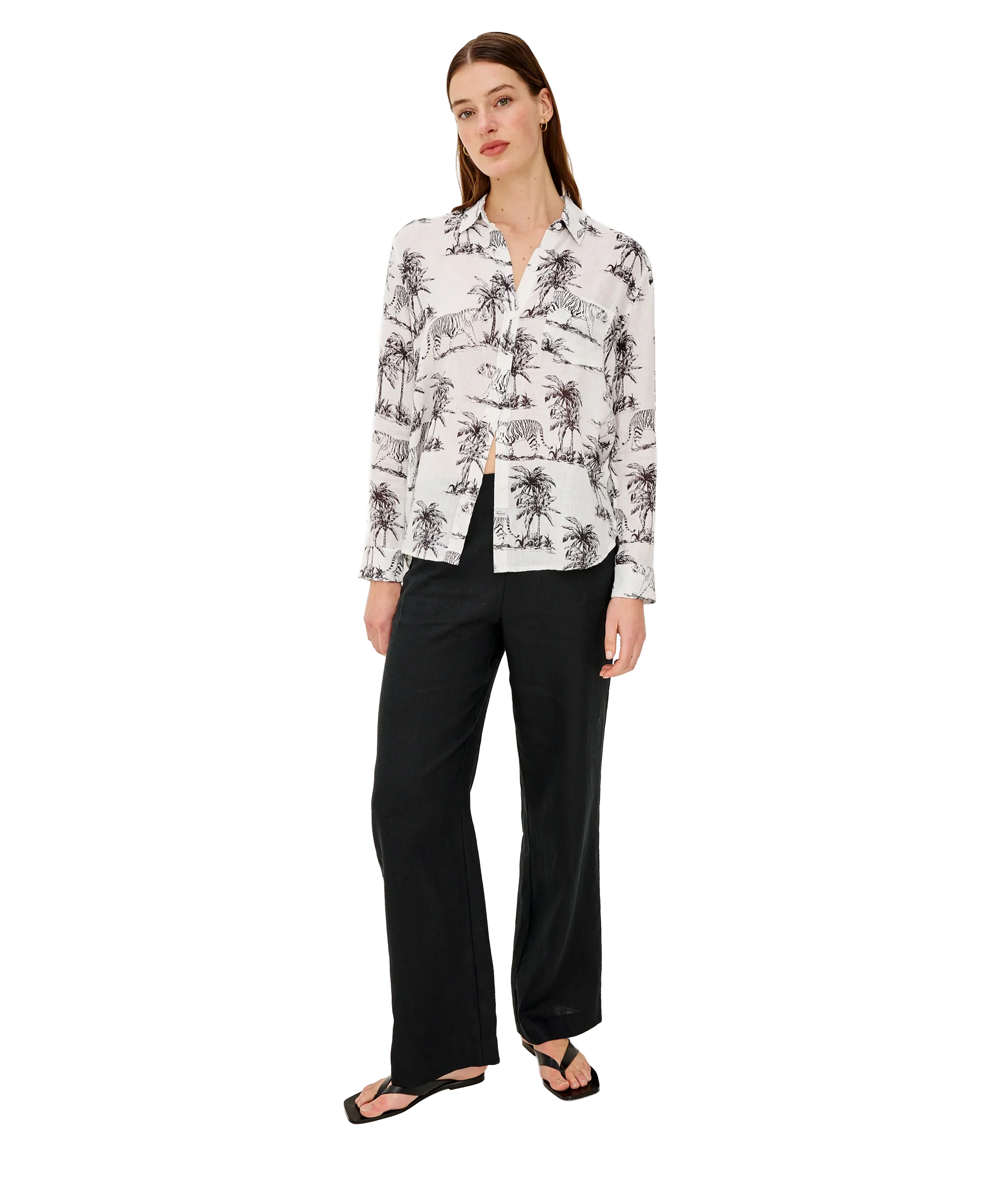 Charli Shirt - Ivory Bengal - Image 5