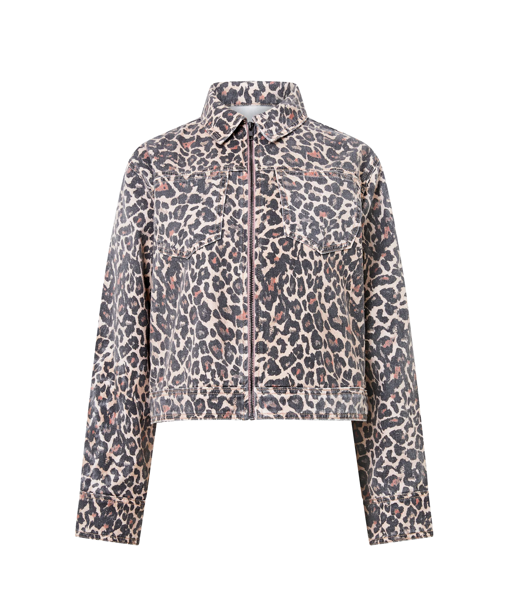 Charlie Printed Denim Jacket - Multi