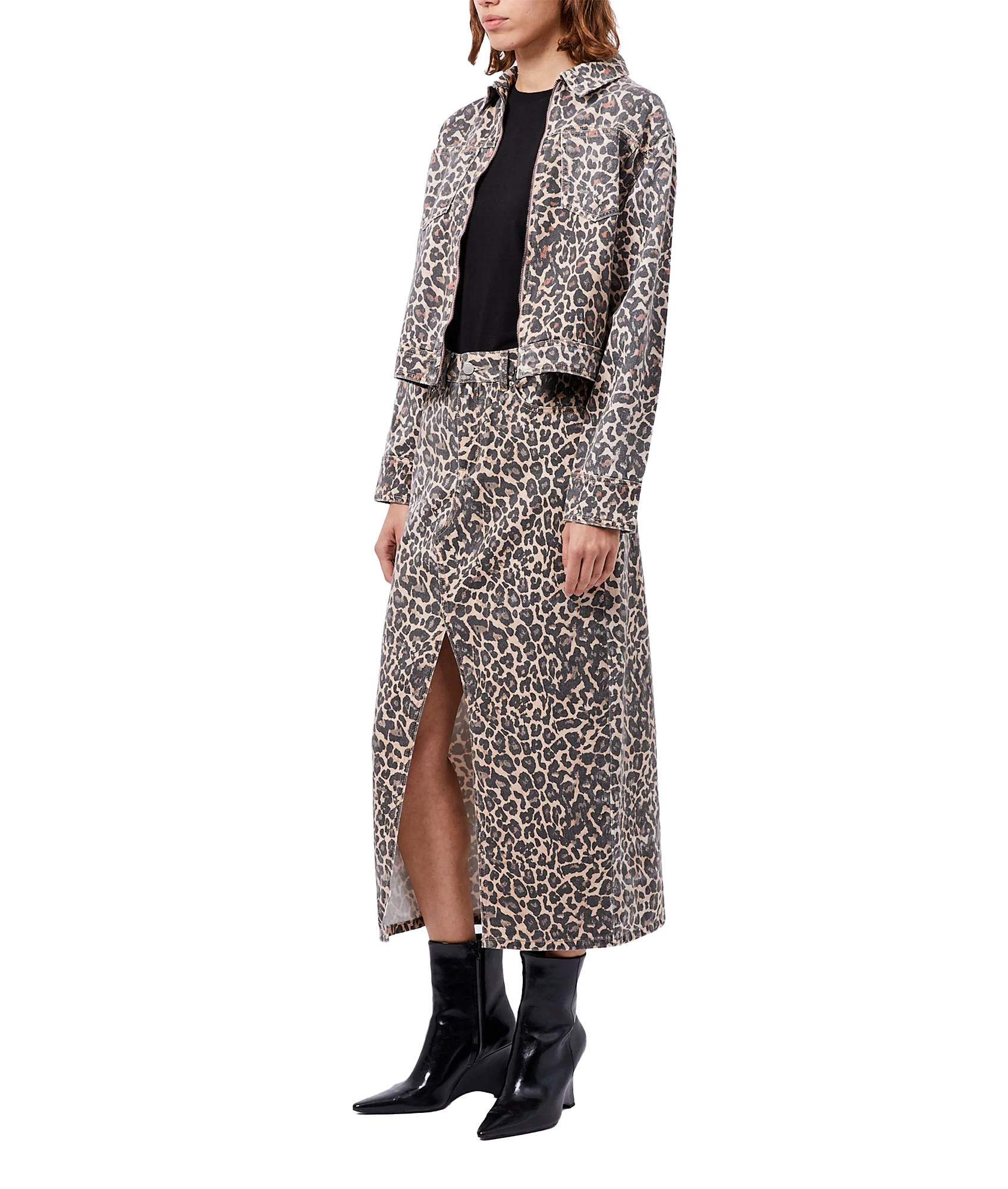 Charlie Printed Denim Jacket - Multi - Image 2