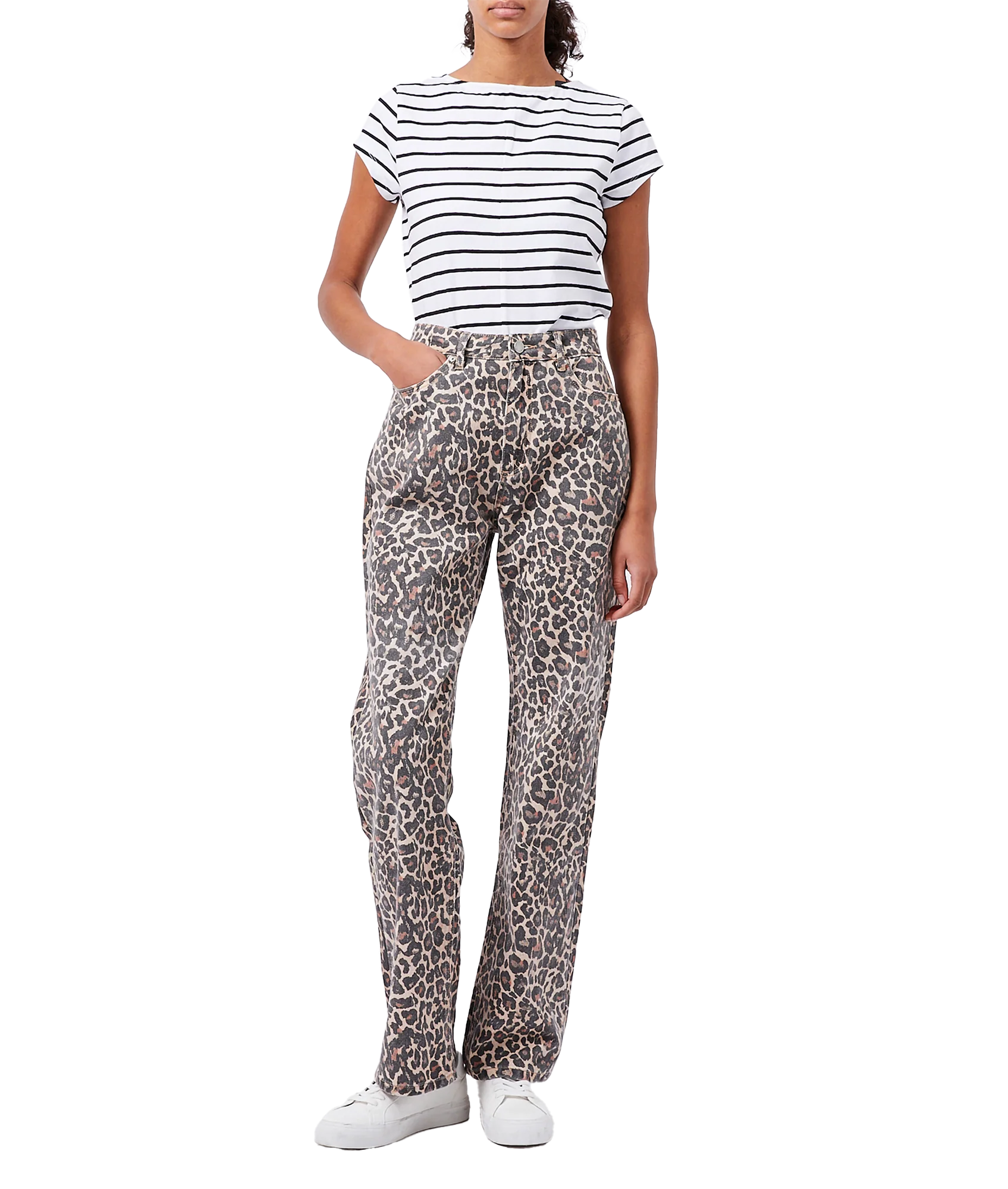Charlie Printed Straight Jean - Multi - Image 2
