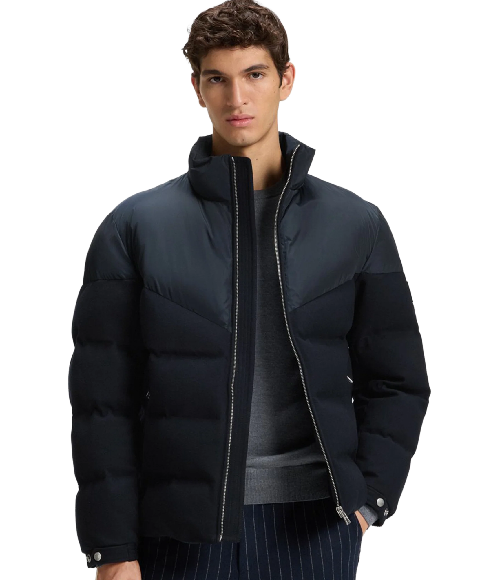 Clanello Coat - Dark Blue - Image 5