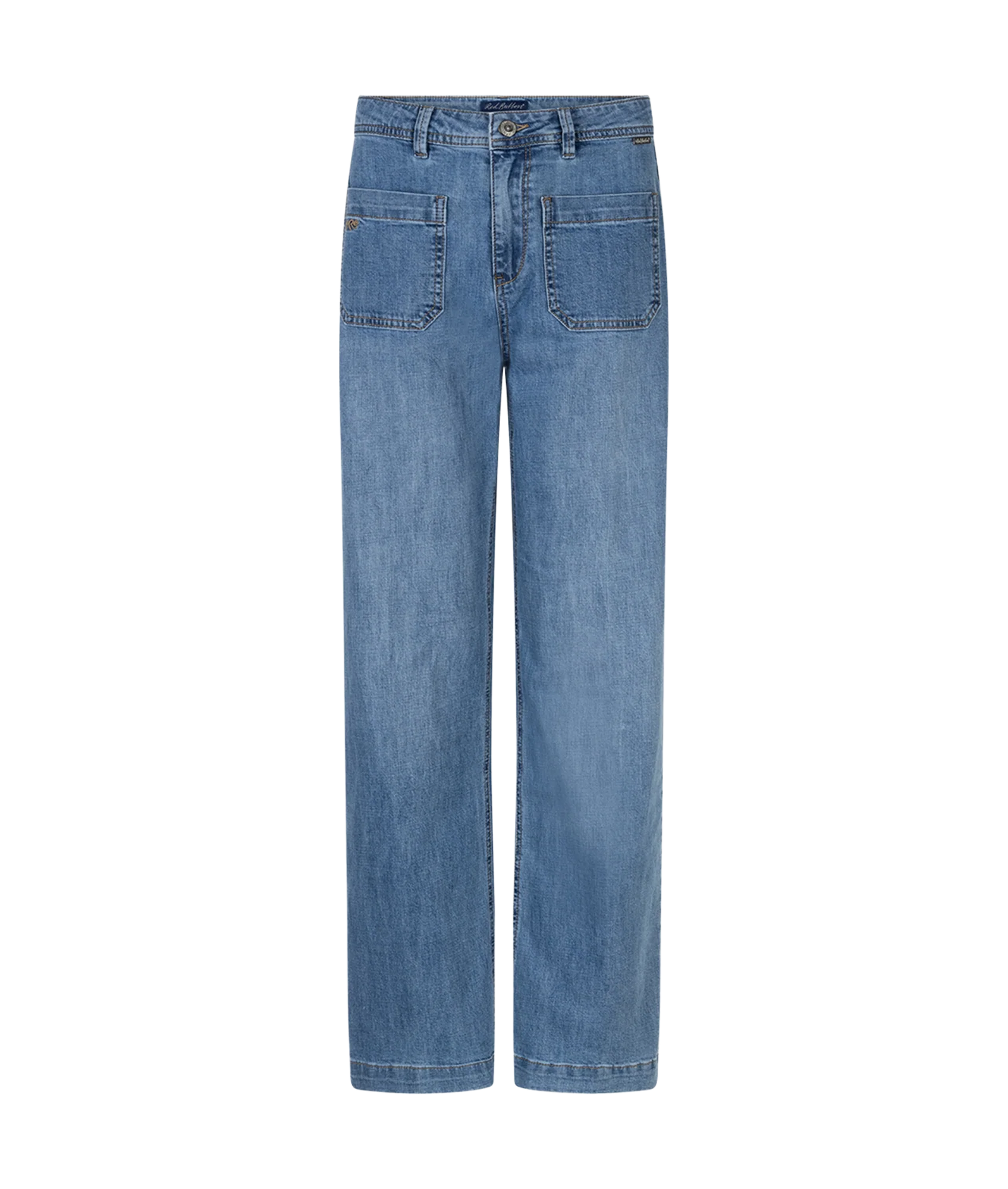 Colette Front Patch Pockets Jean - Stoneused - Image 2