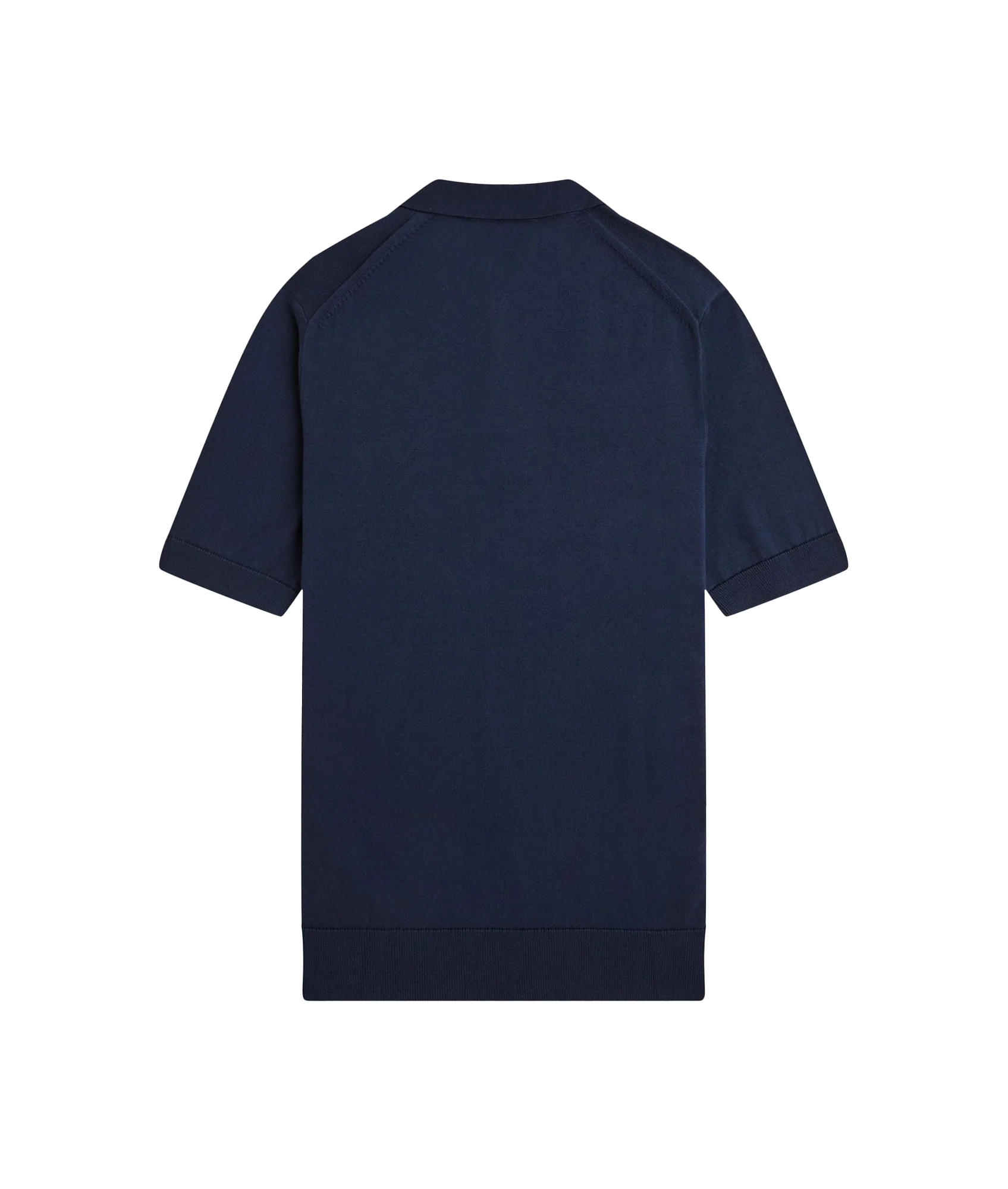 Cotton Knit Polo - Navy - Image 2