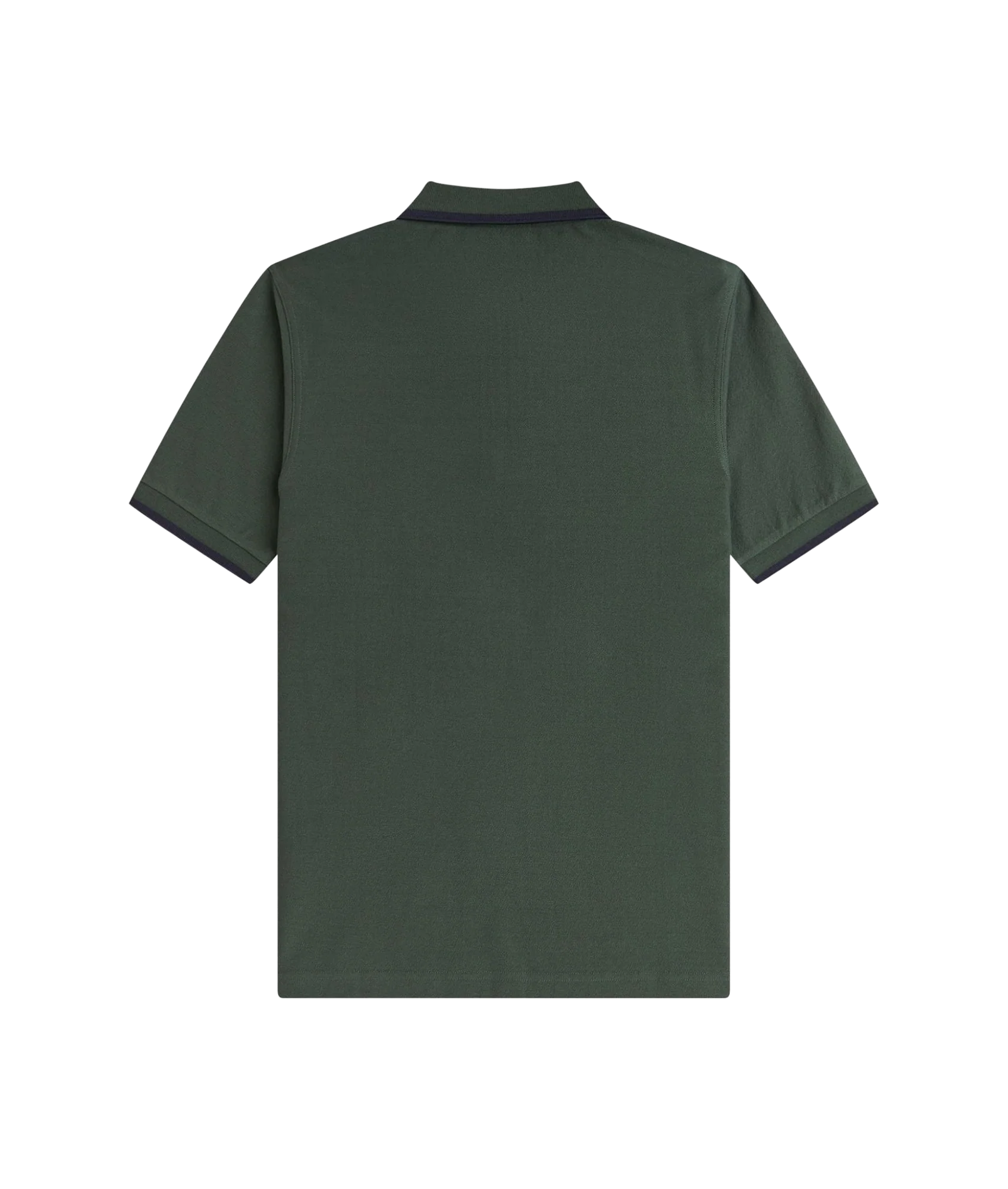 Crepe Pique Polo Shirt - Court Green - Image 2