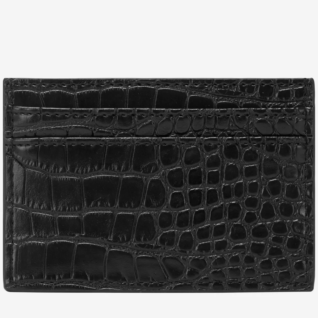 Croc Card Holder - Black - Image 2