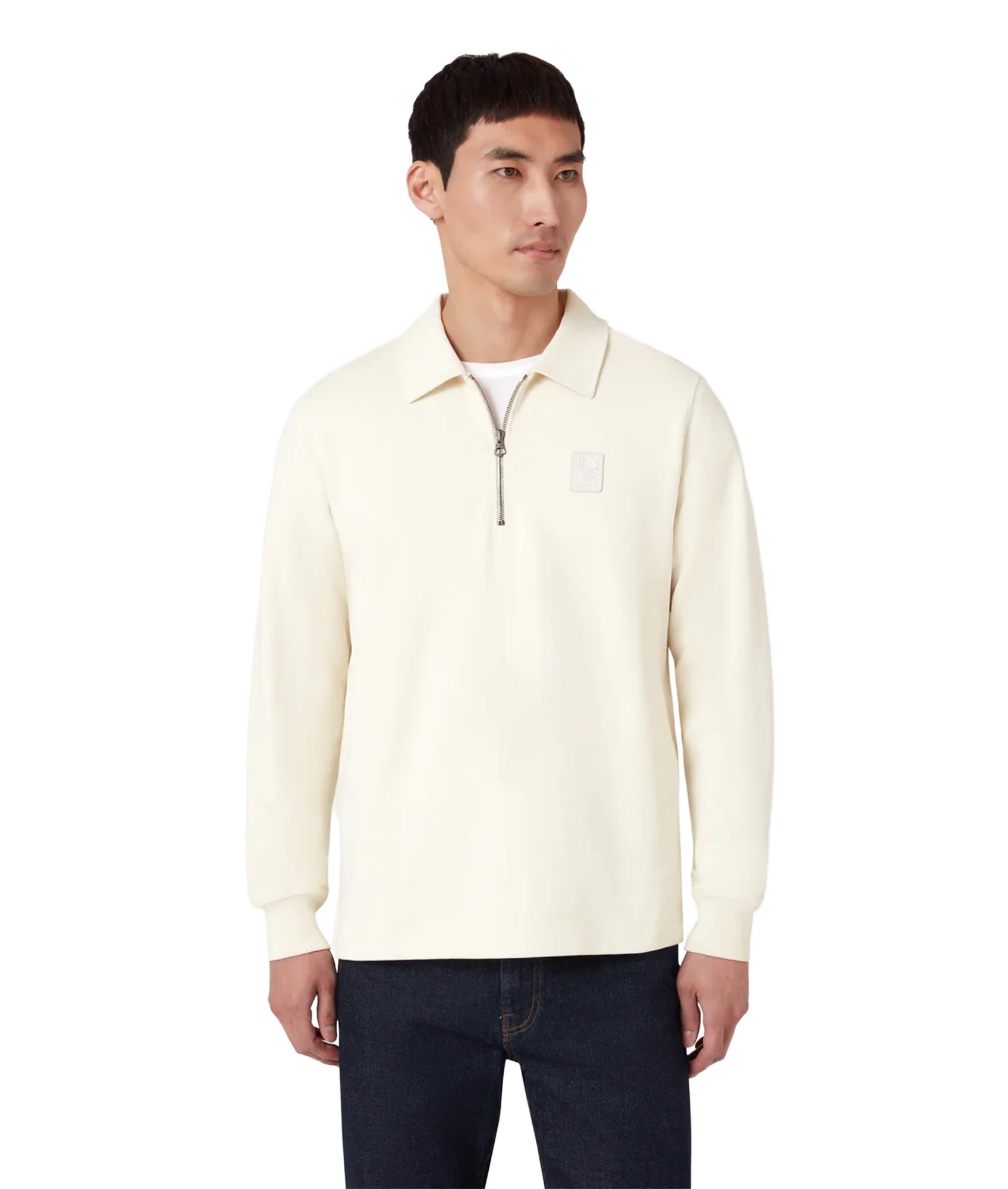 Curator Collared Sweatshirt - Silver Birch - Image 3