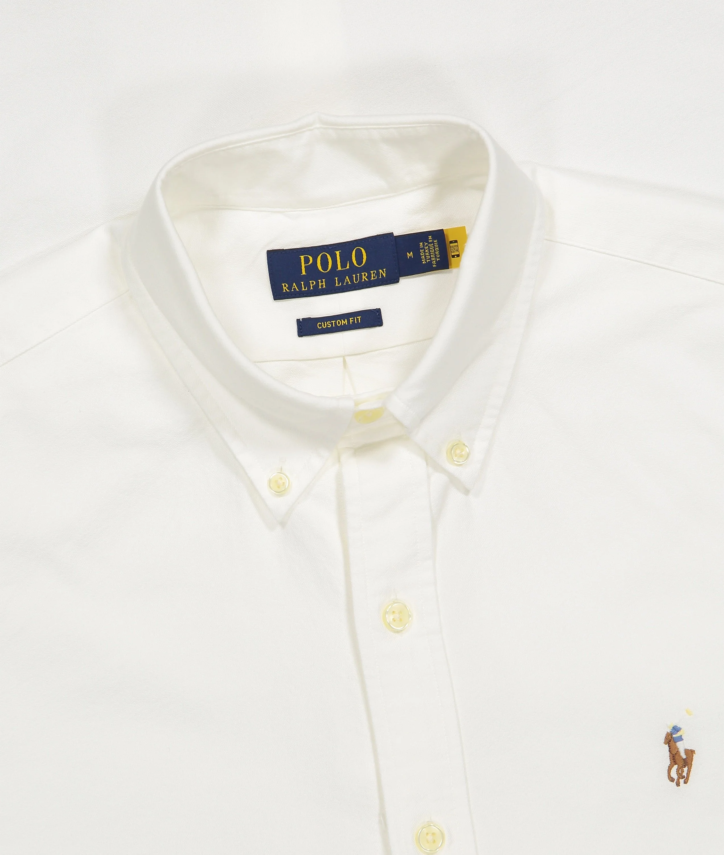 Custom Fit Oxford Shirt - White - Image 3