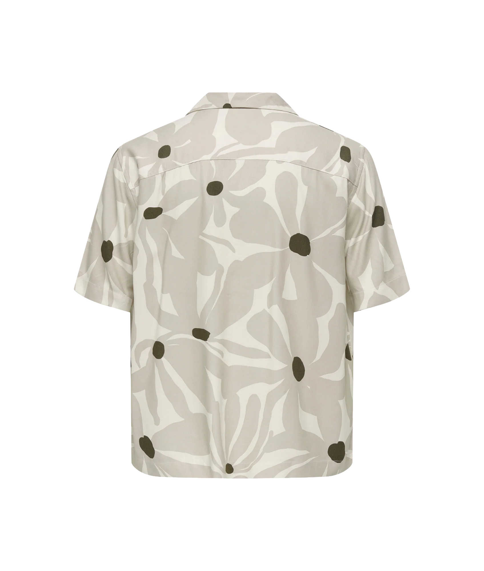 Dash Life Reg Aop Ss 001 Resort Shirt - Brown - Image 2