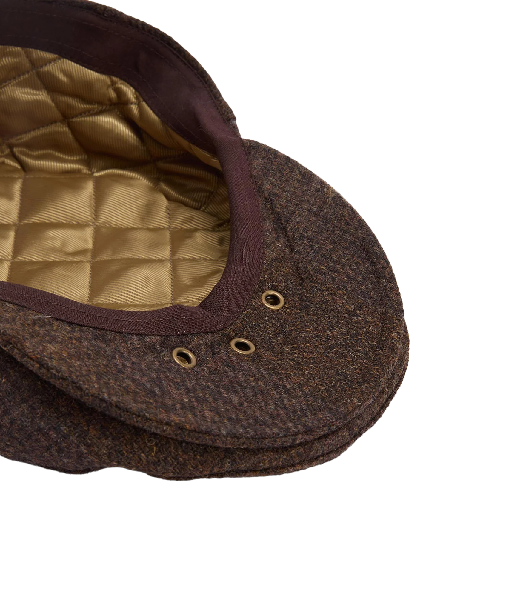 Deveron Tweed Flat Cap - Coffee - Image 4