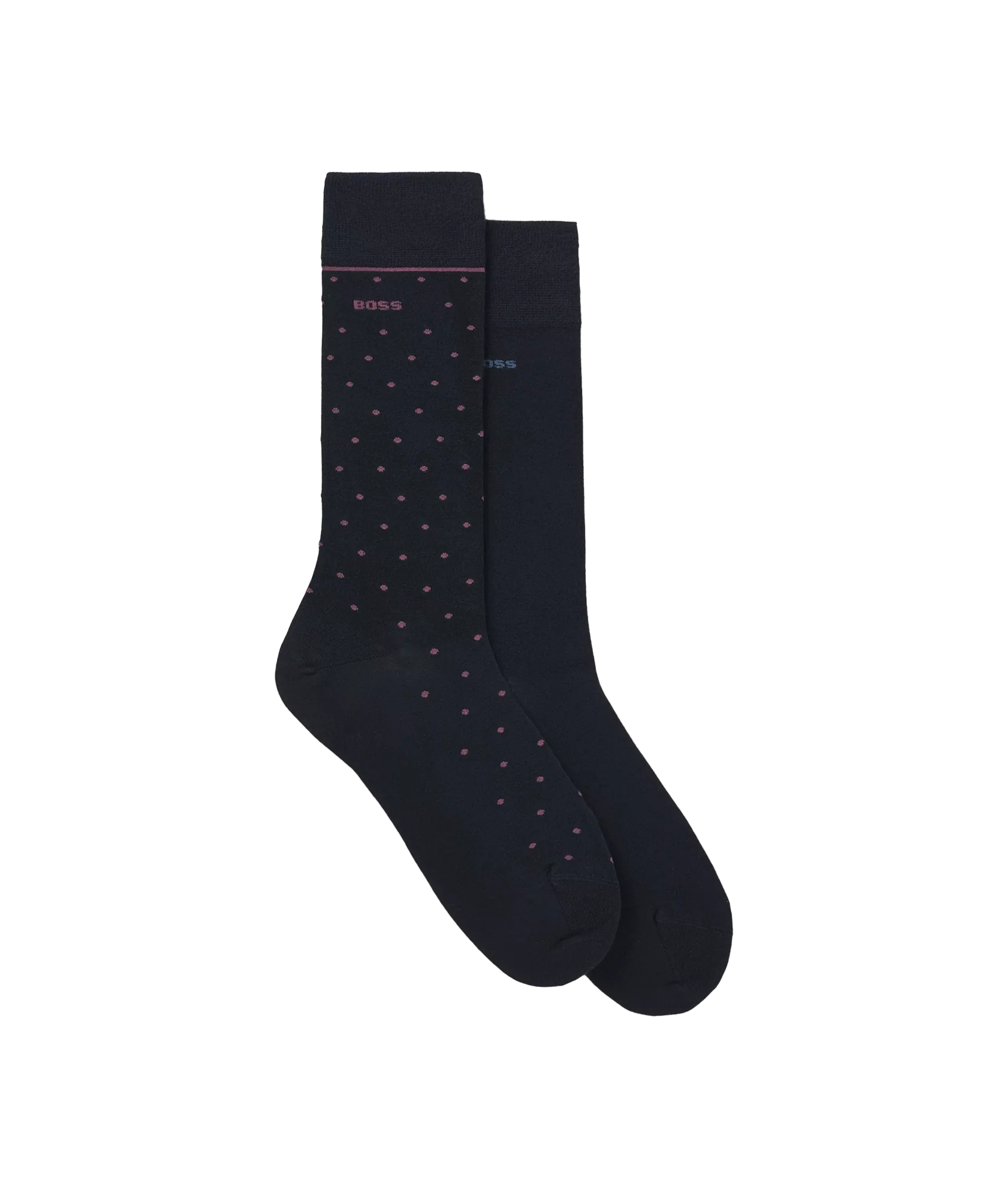 Style 2P RS Dots VI Bamboo Socks - Navy