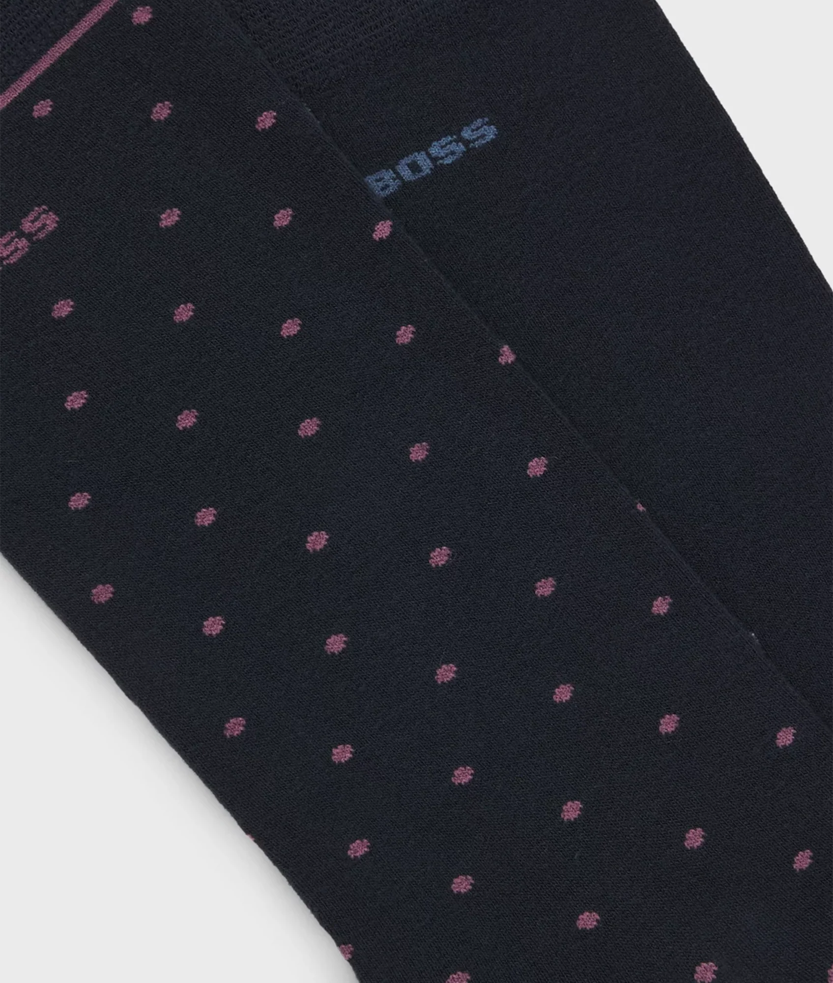 Style 2P RS Dots VI Bamboo Socks - Navy - Image 2