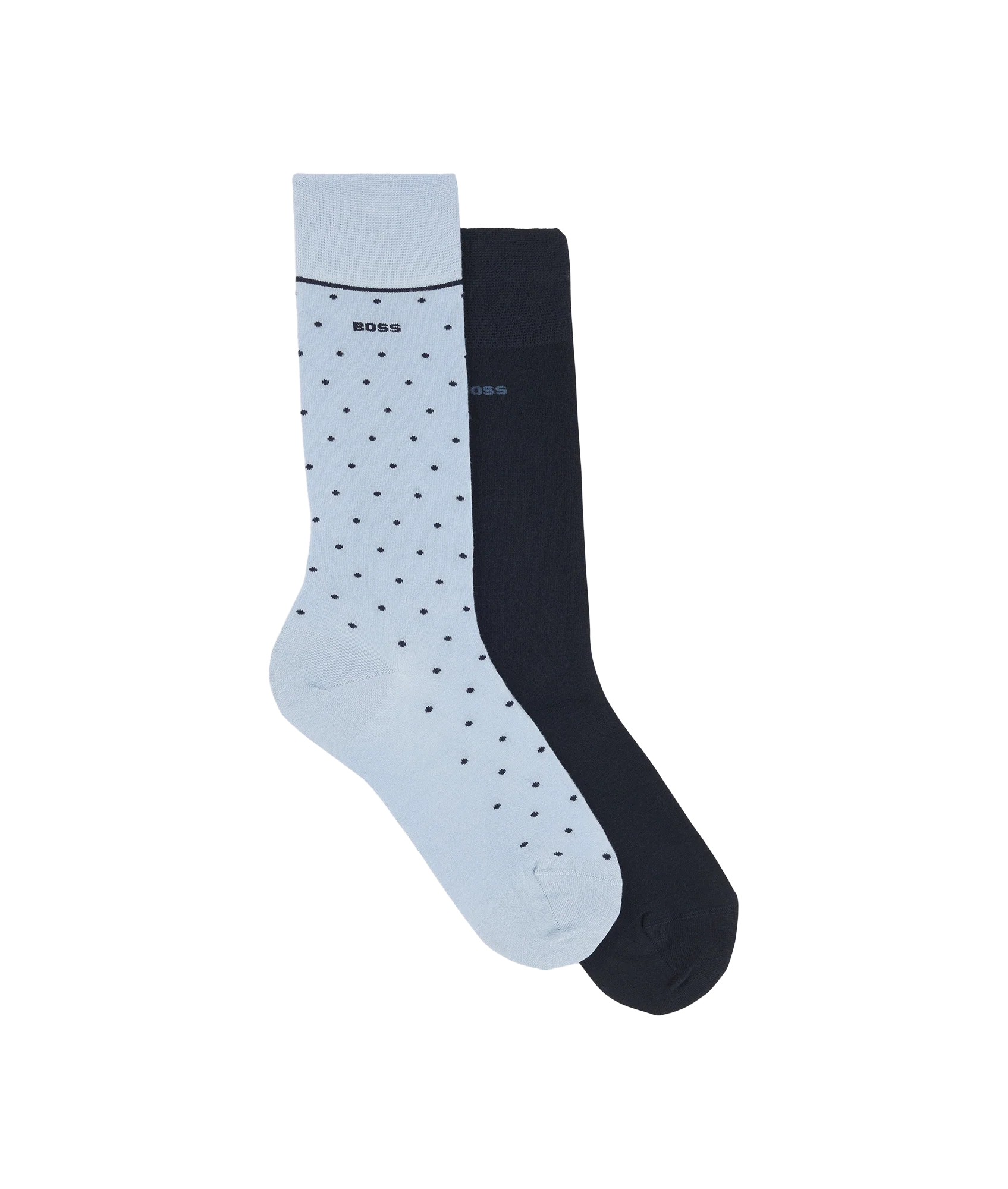 Style 2P RS Dots VI Bamboo Socks - Blue