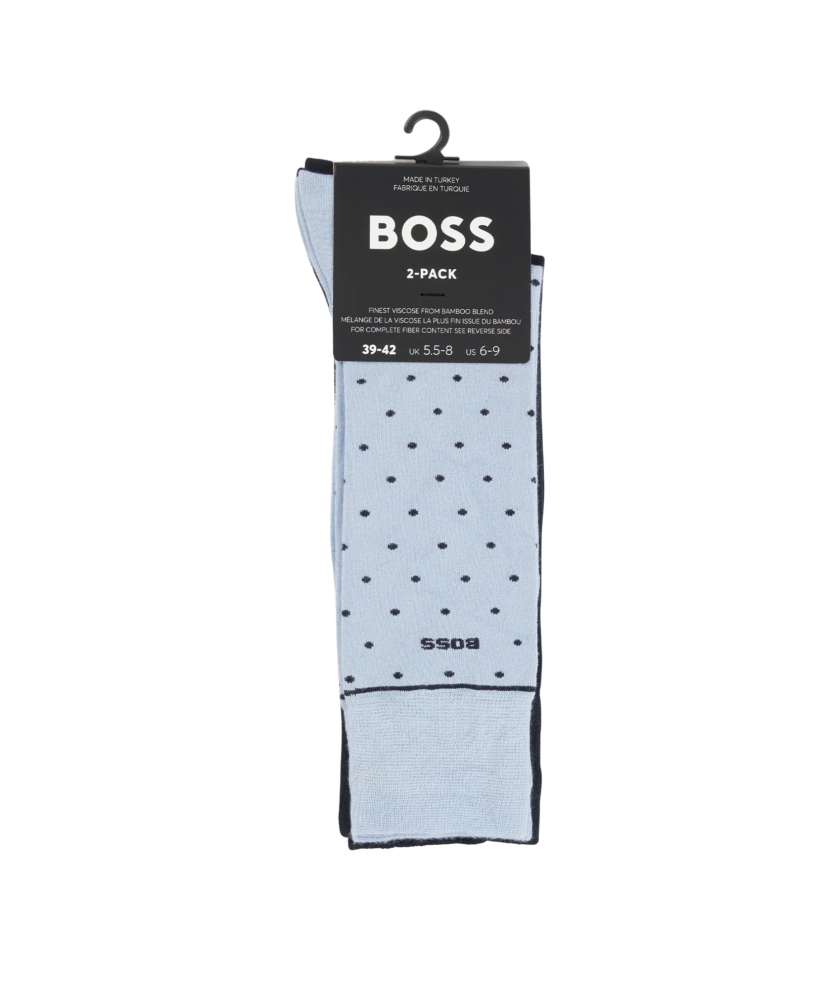 Style 2P RS Dots VI Bamboo Socks - Blue - Image 2