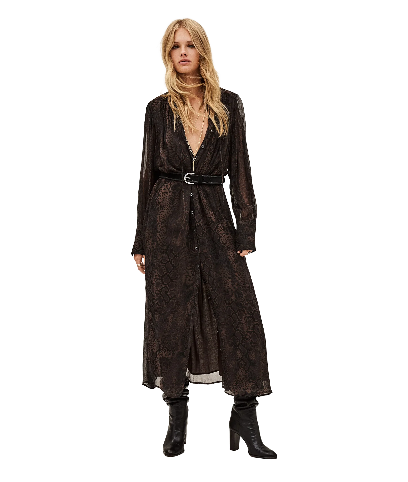 Dress Sahara - Marron - Image 2