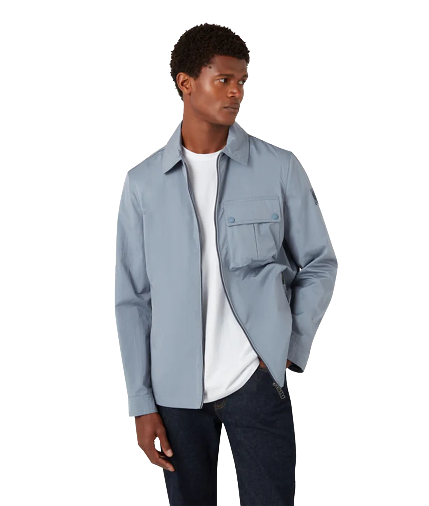Drome Overshirt - Blue - Image 4