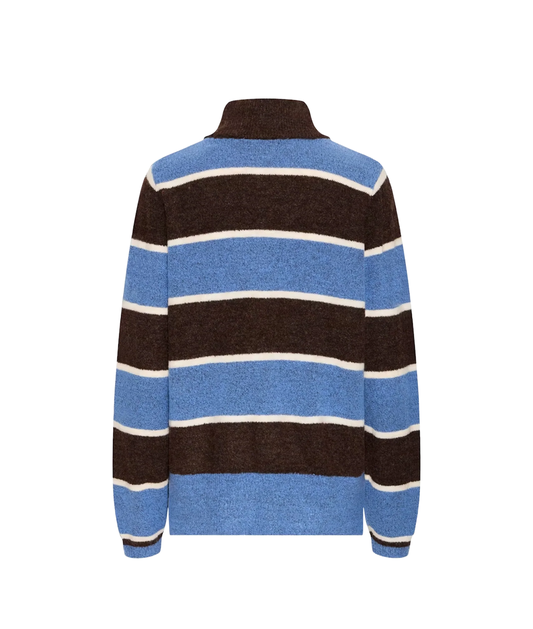 Edeen Stripe Jumper - Coffee Bean - Image 2