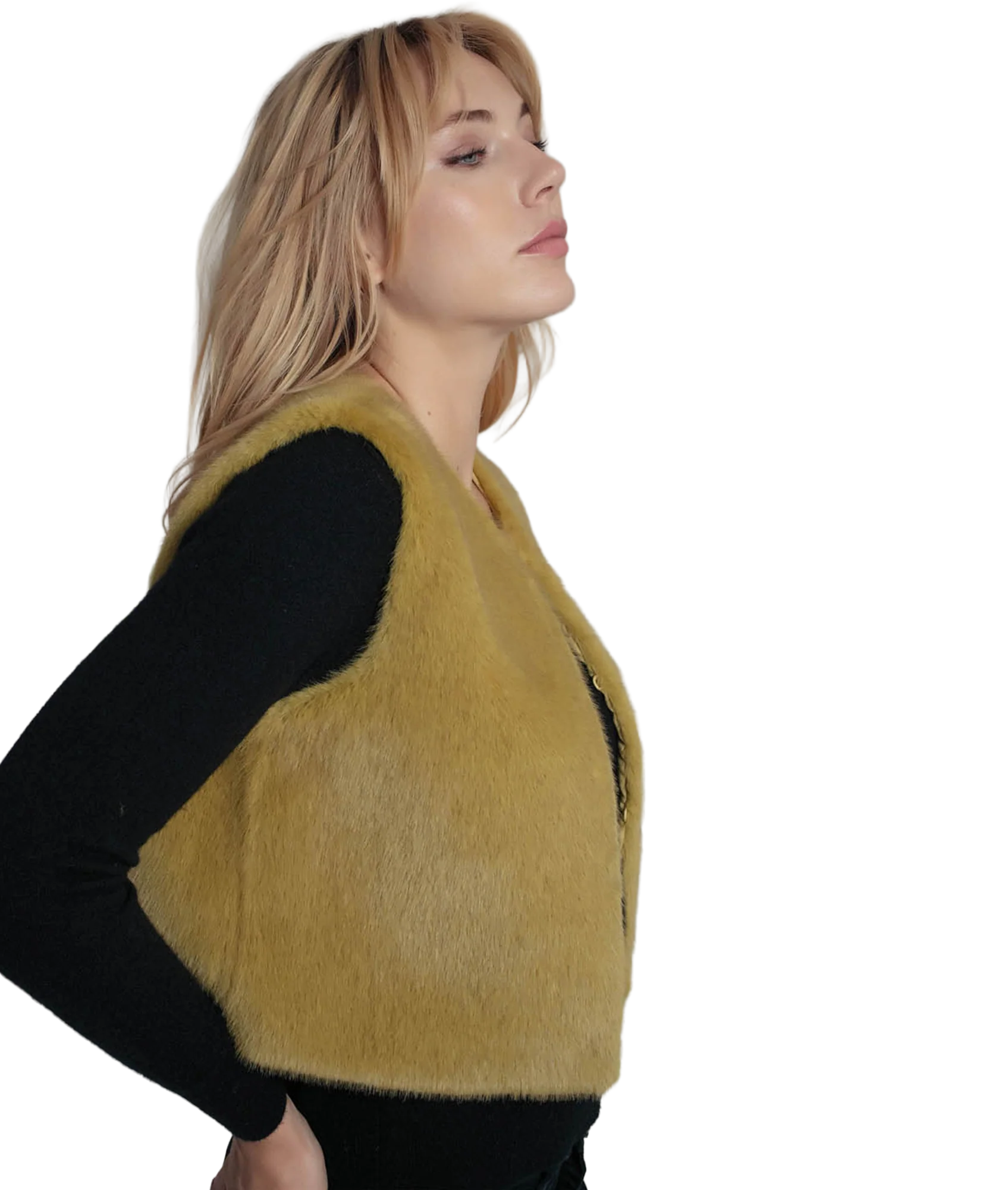 Edelweiss Gilet - Chartreuse - Image 3