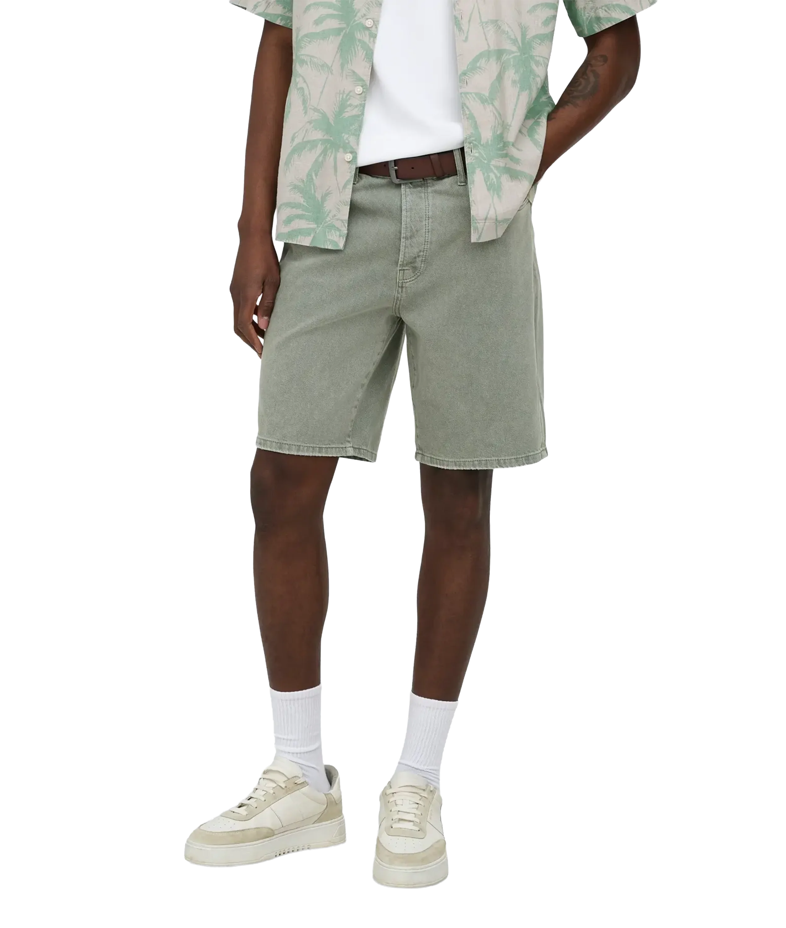Edge Green 7979 Tai Dnm Shorts- Green - Image 4