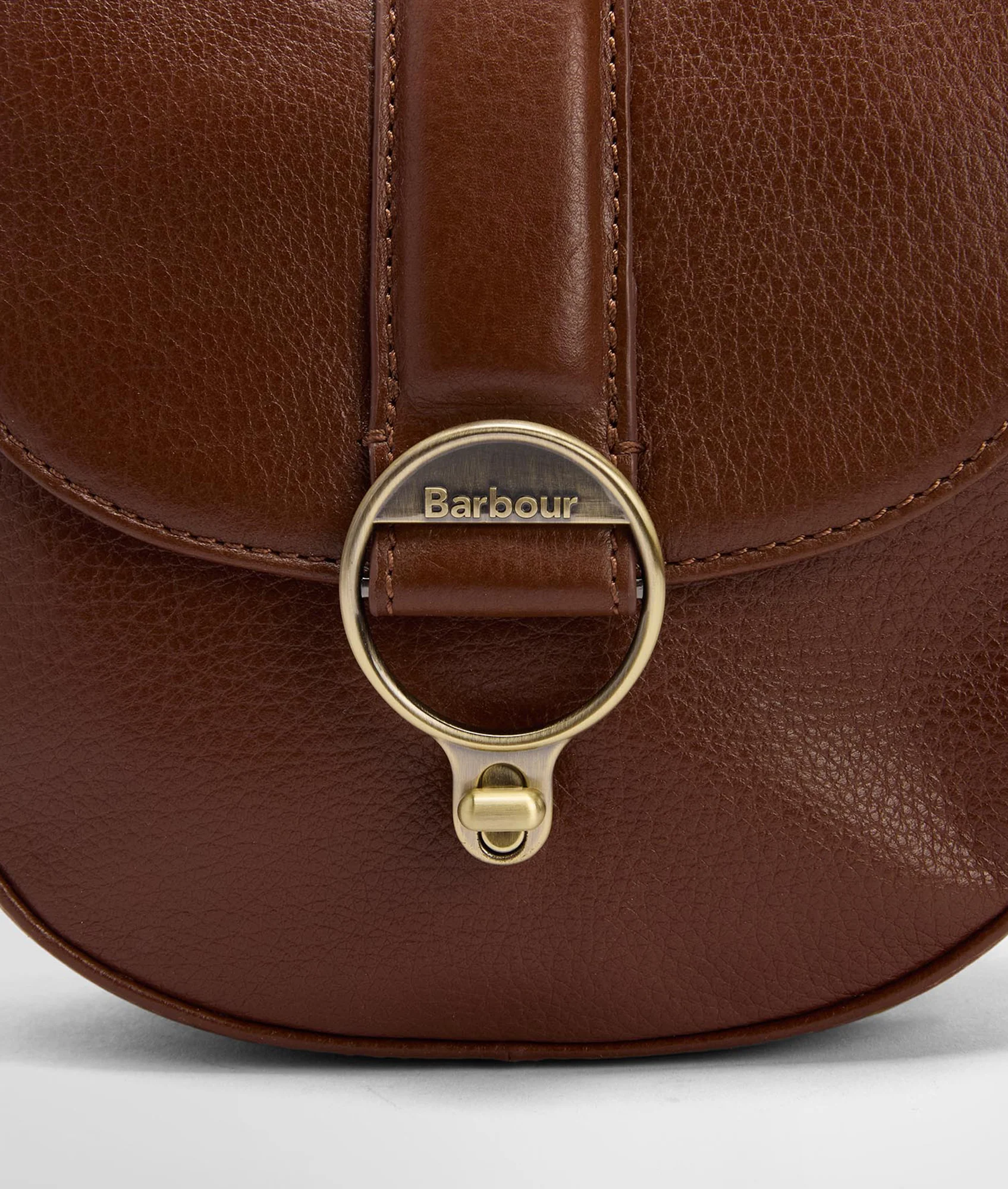 Elm Leather Crossbody Bag - Brown - Image 3